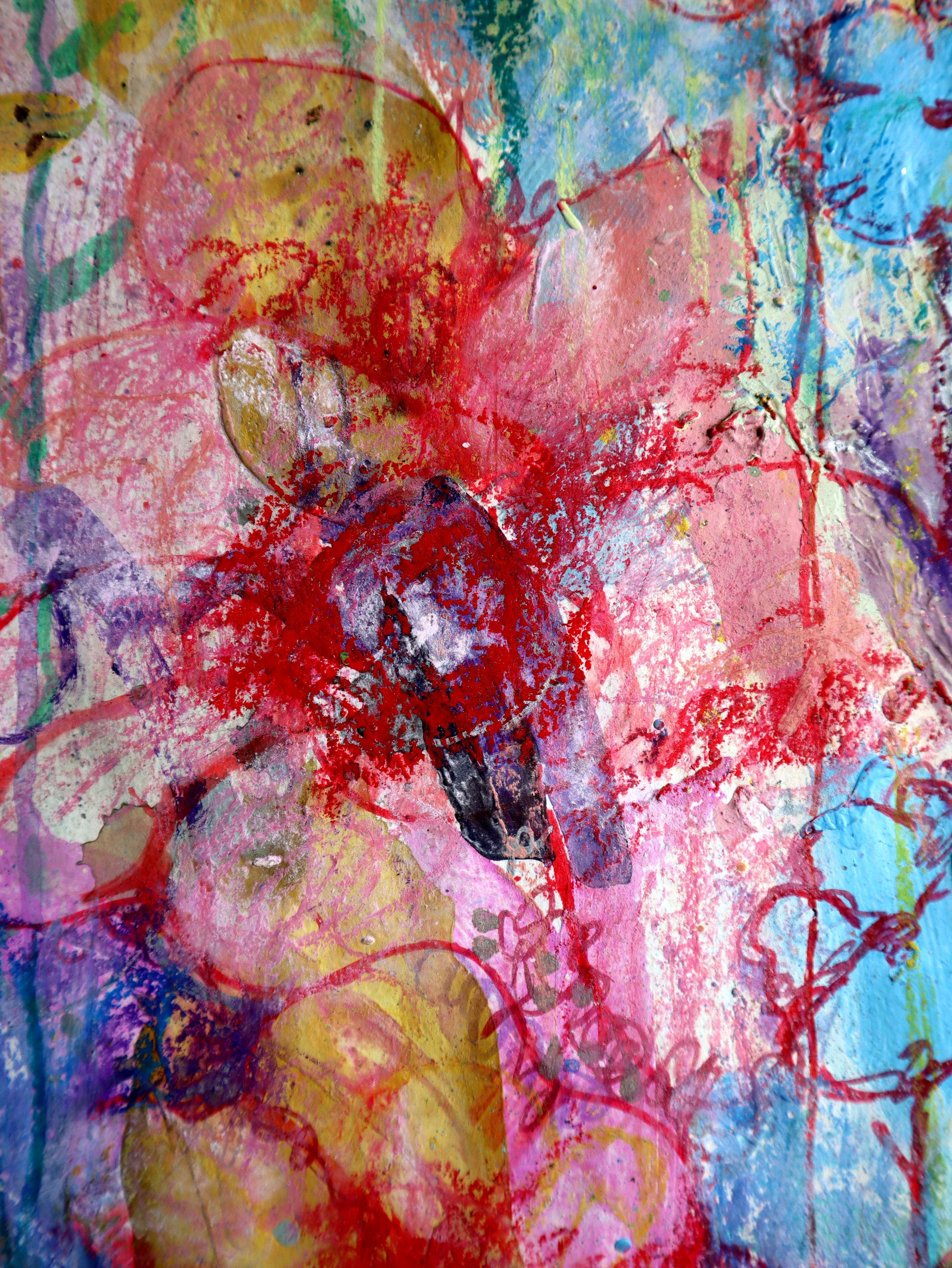 Fanasie mit Blumen 122 – Painting von RAKHMET REDZHEPOV (RAMZI)