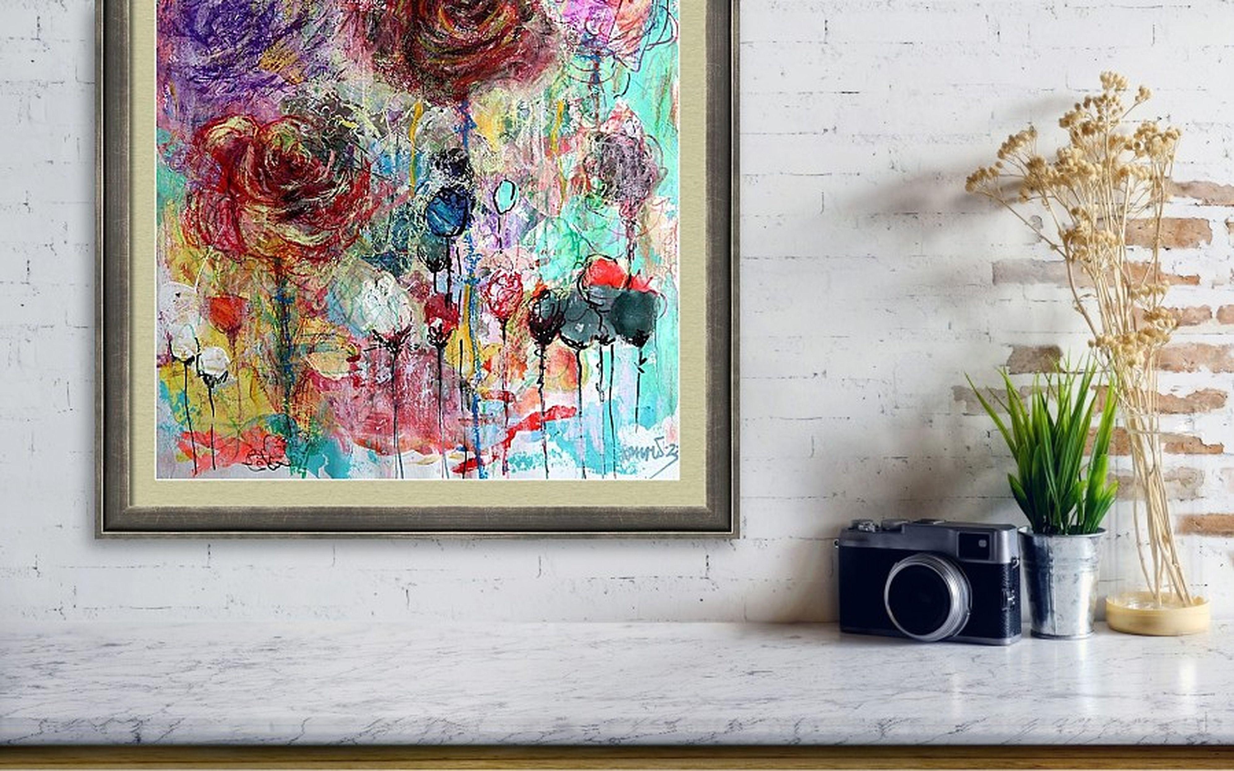 Fanasie mit Blumen 123 im Angebot 1