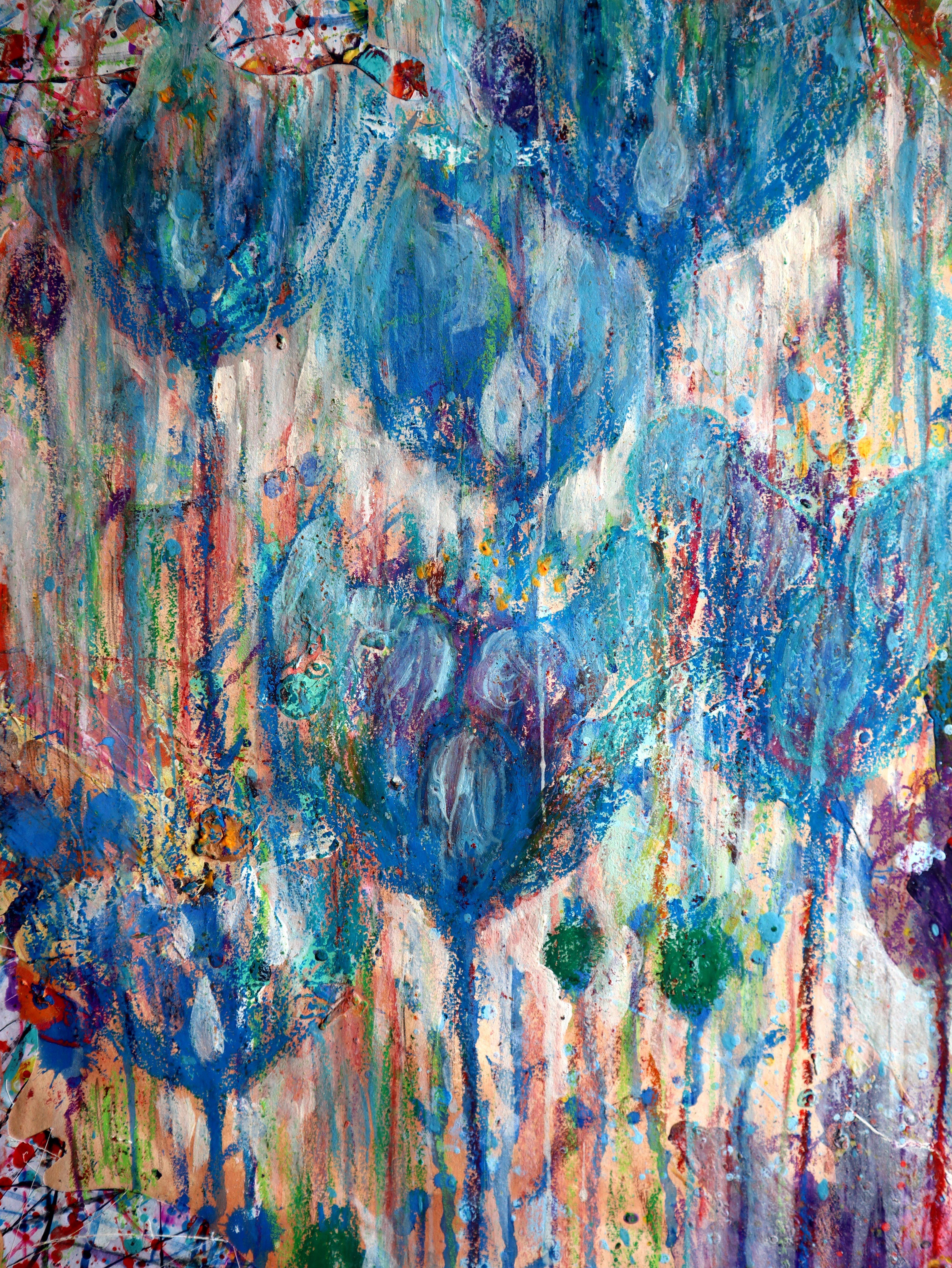 Fanasie mit Blumen 125 – Painting von RAKHMET REDZHEPOV (RAMZI)