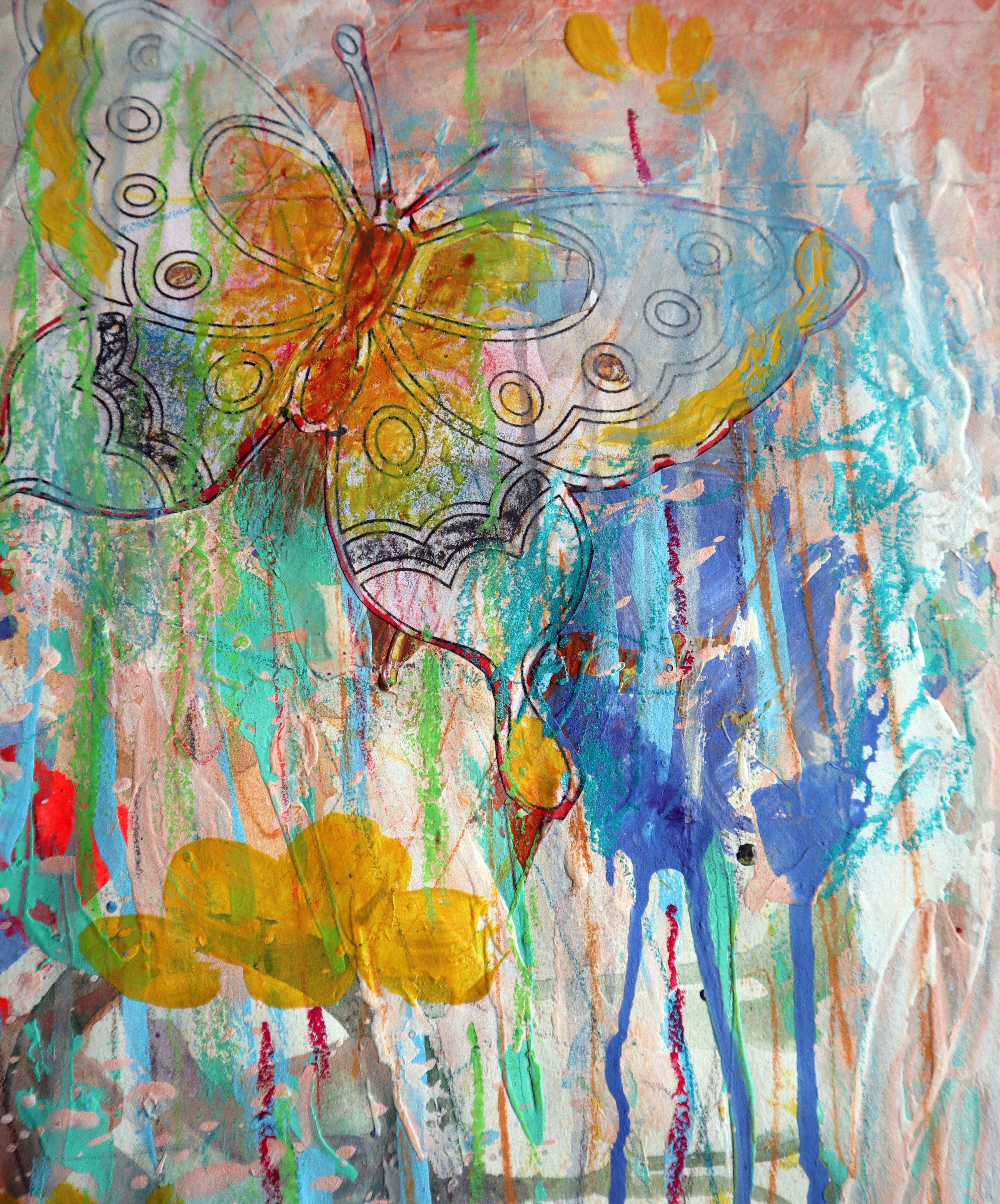 Fantaisie avec des fleurs 127 en vente 6