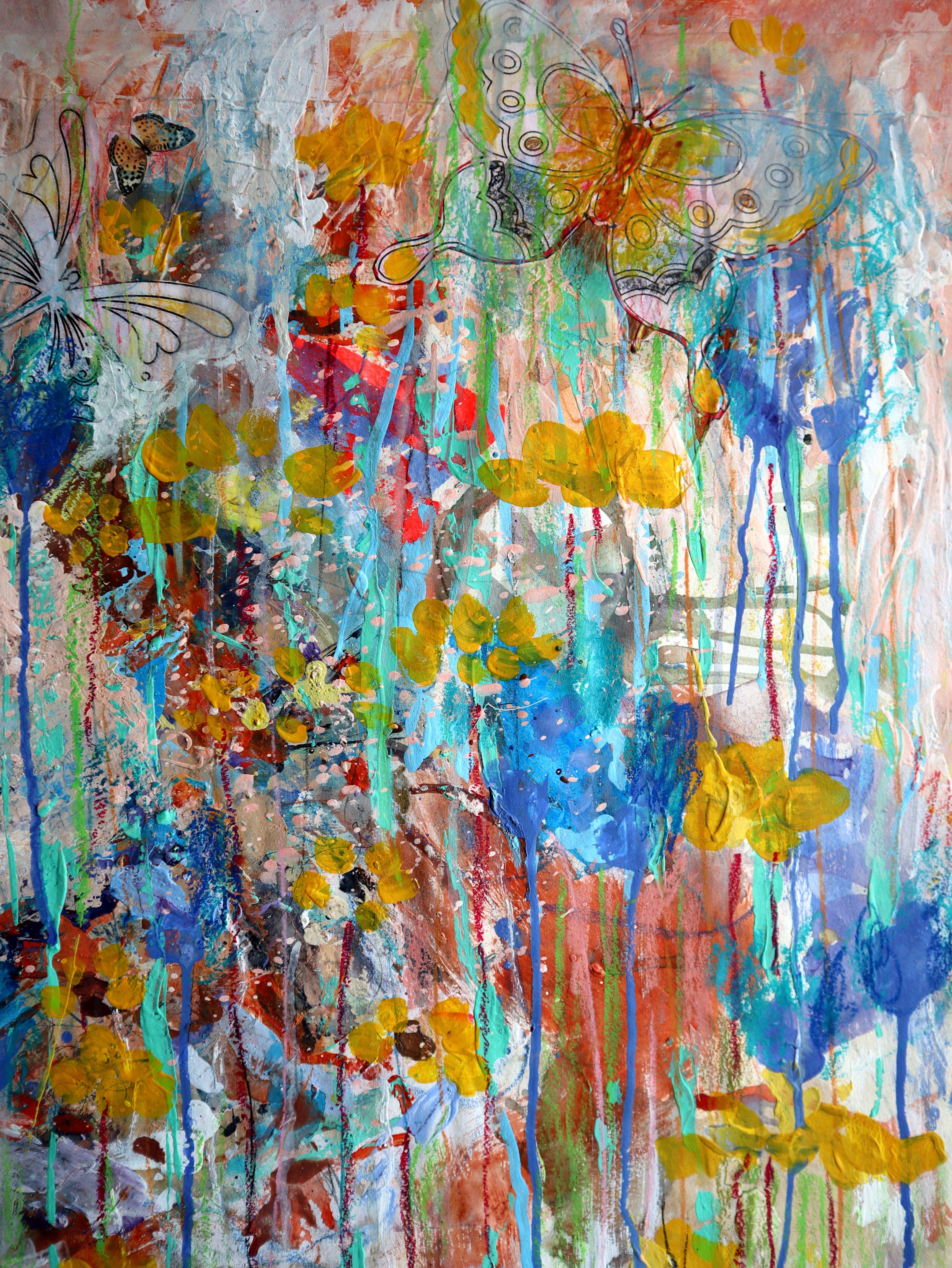 Fantaisie avec des fleurs 127 en vente 11