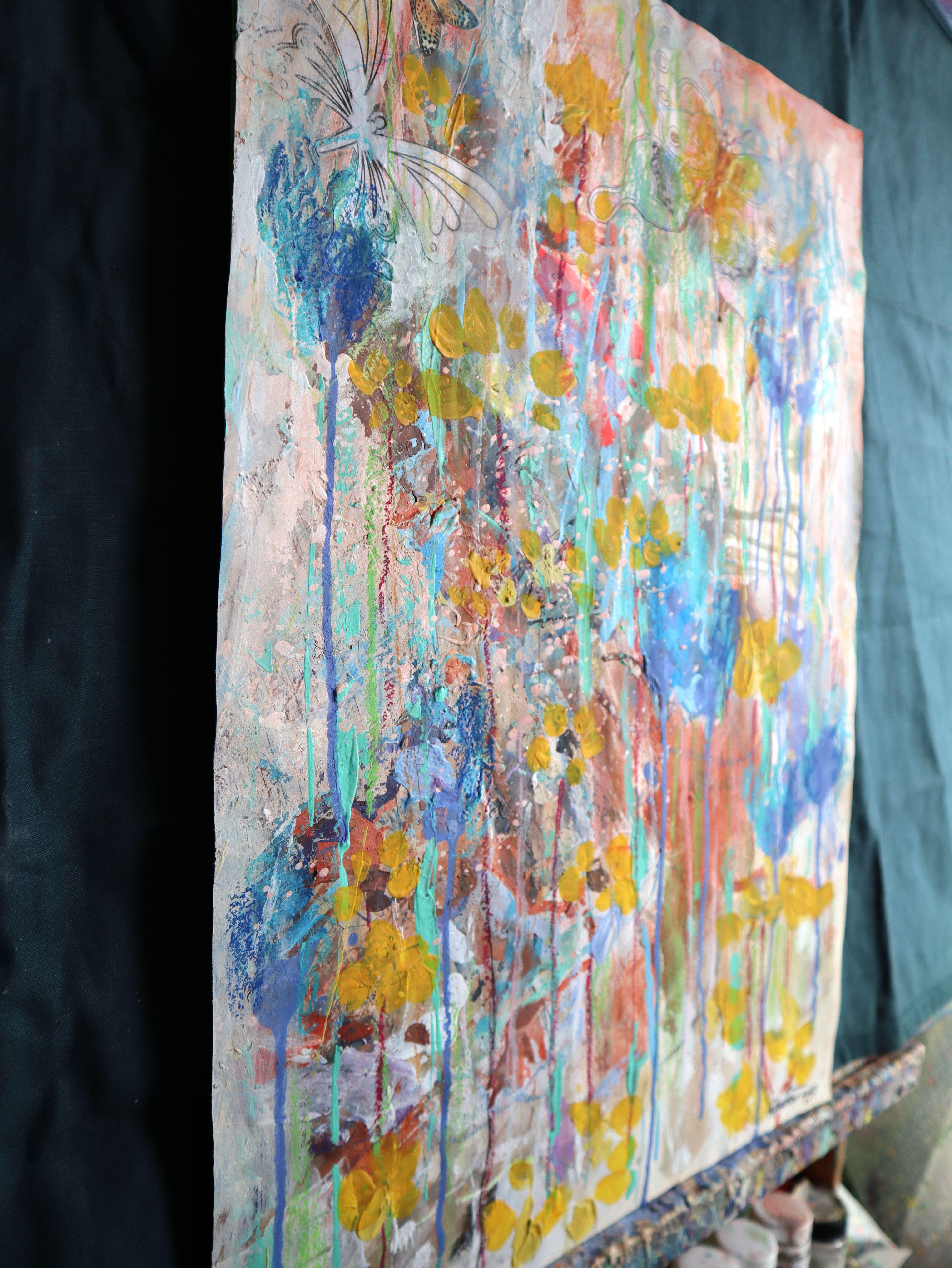 Fantaisie avec des fleurs 127 en vente 3