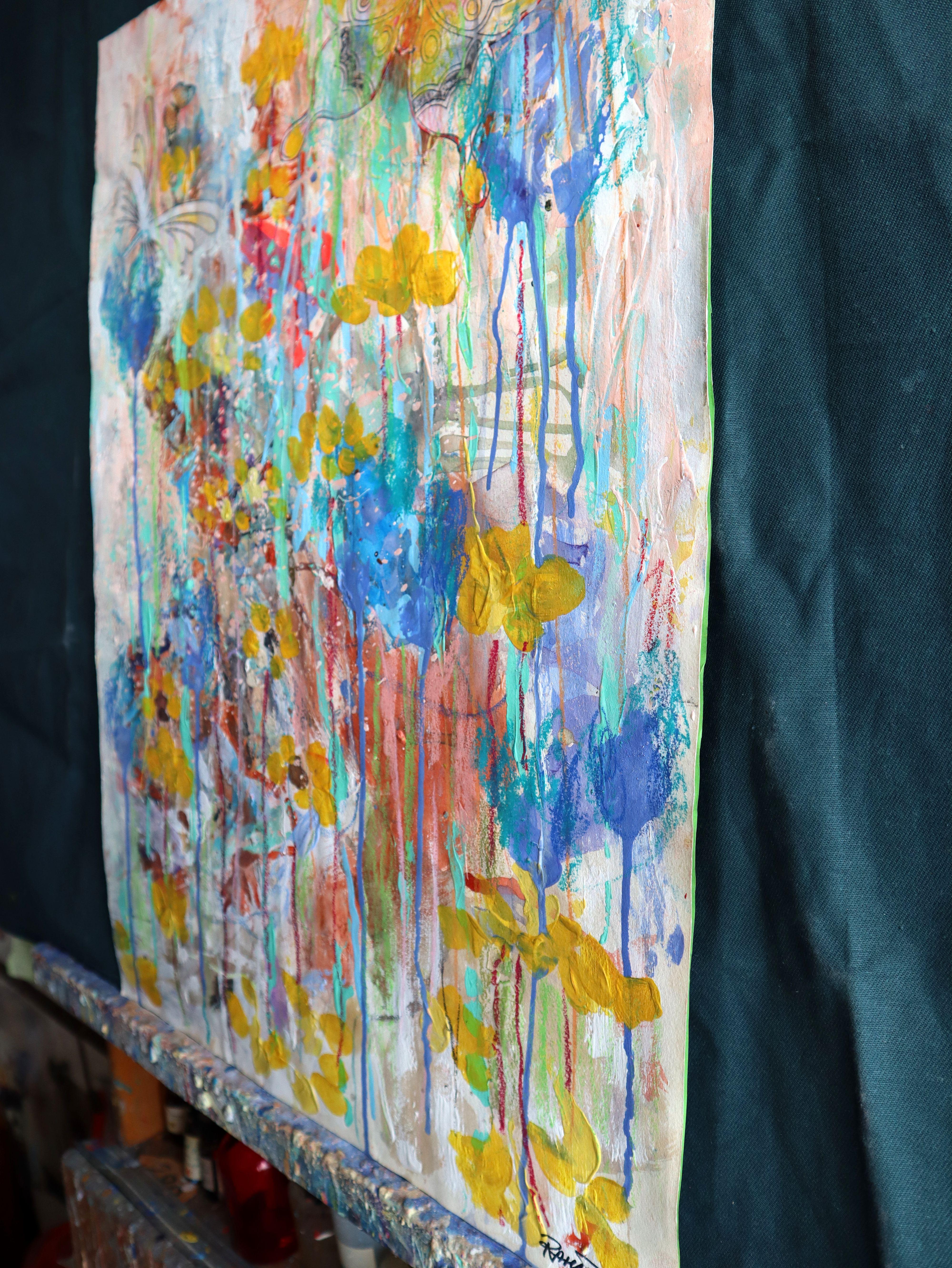 Fantaisie avec des fleurs 127 en vente 4