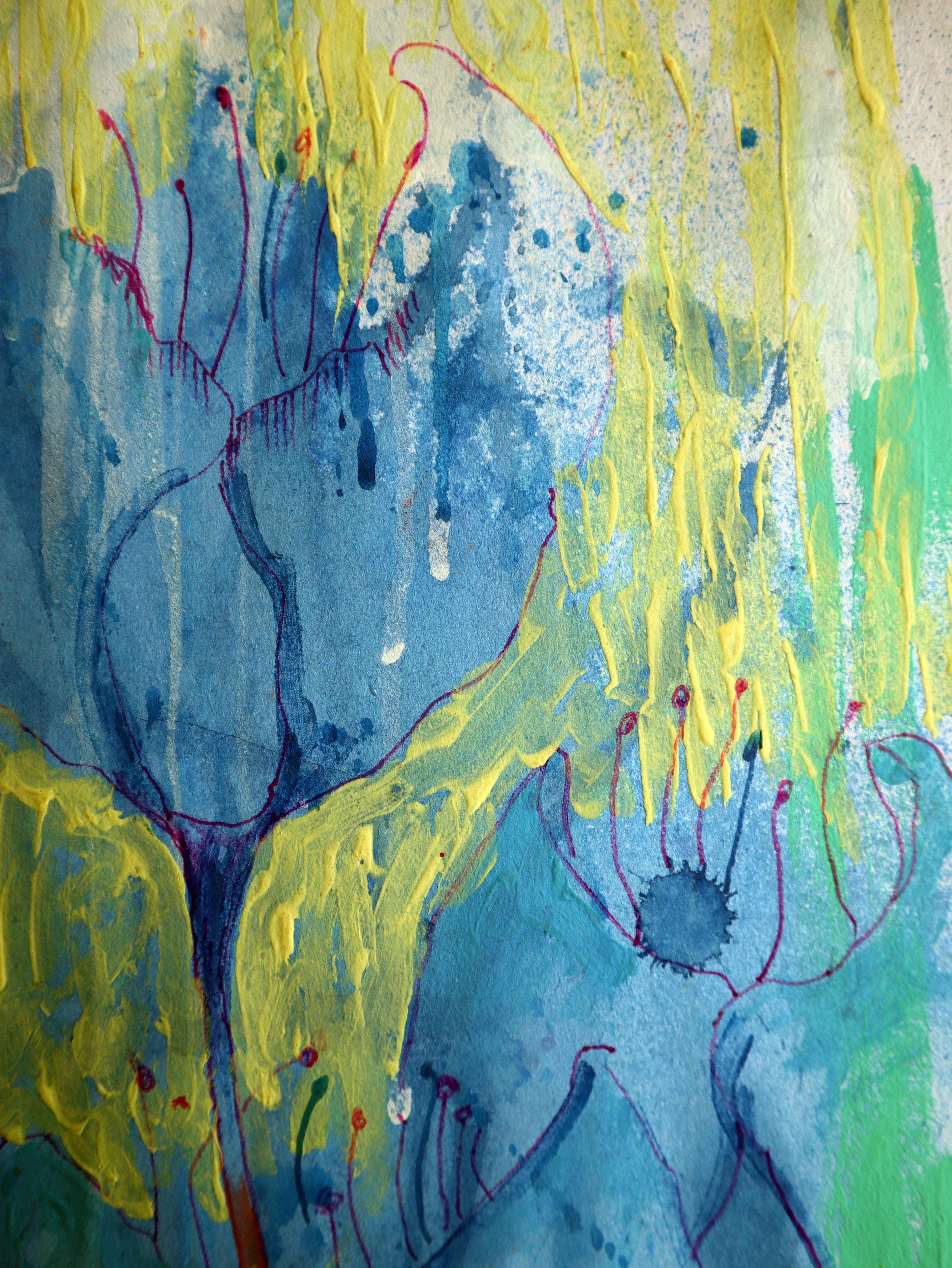 Fantaisie avec des fleurs 128 en vente 8