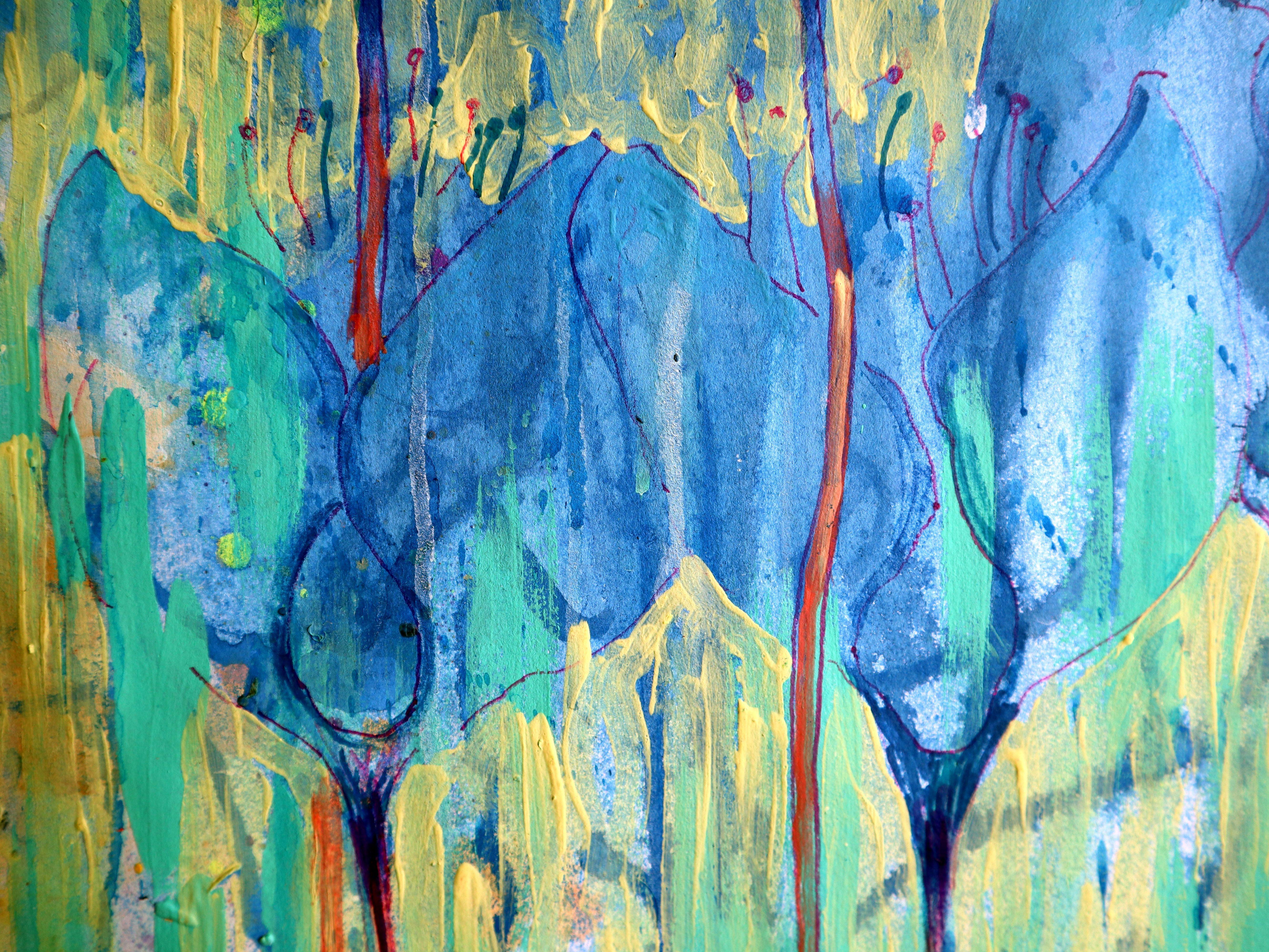 Fantaisie avec des fleurs 128 en vente 9