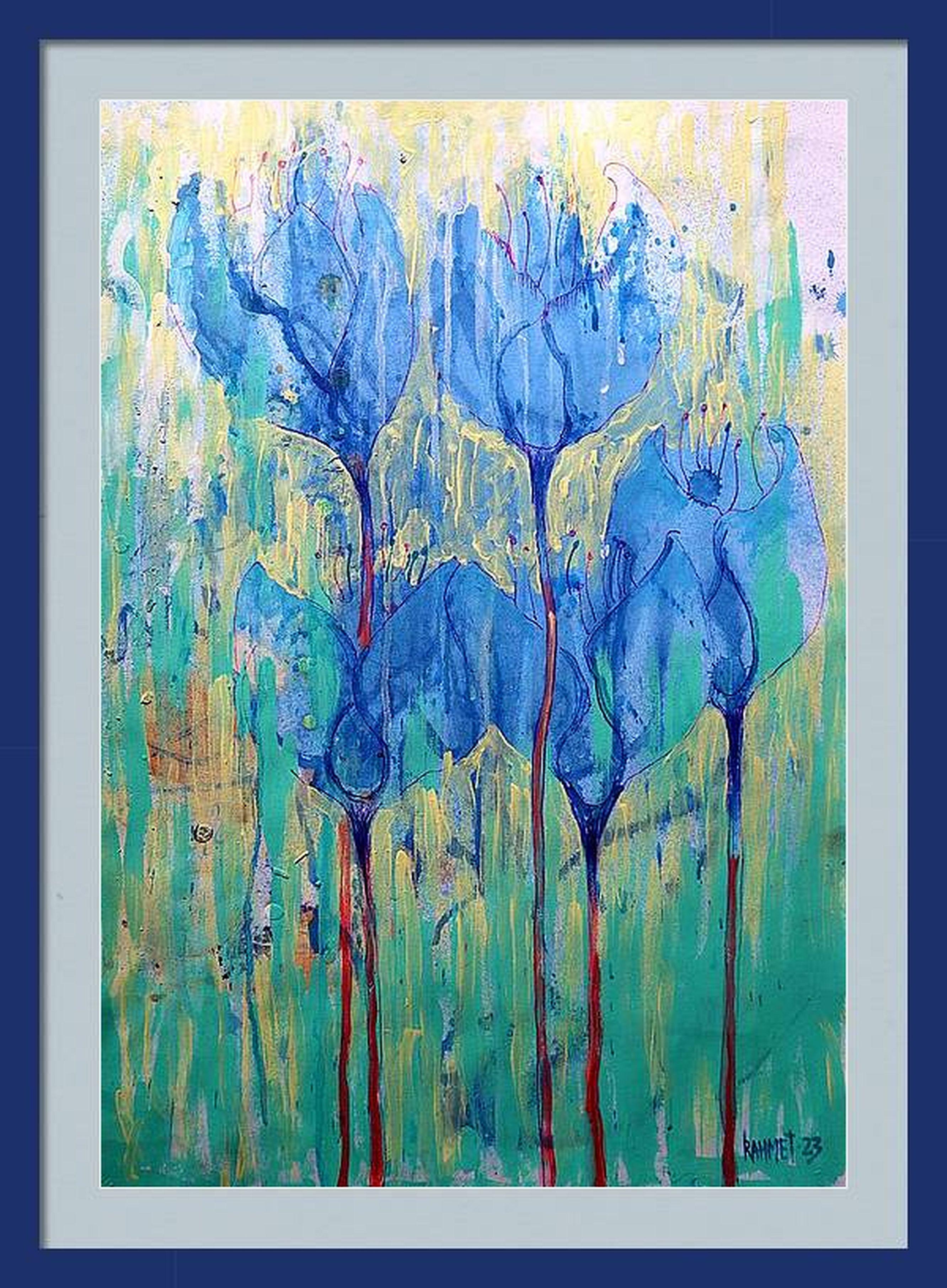 Fantaisie avec des fleurs 128 en vente 1