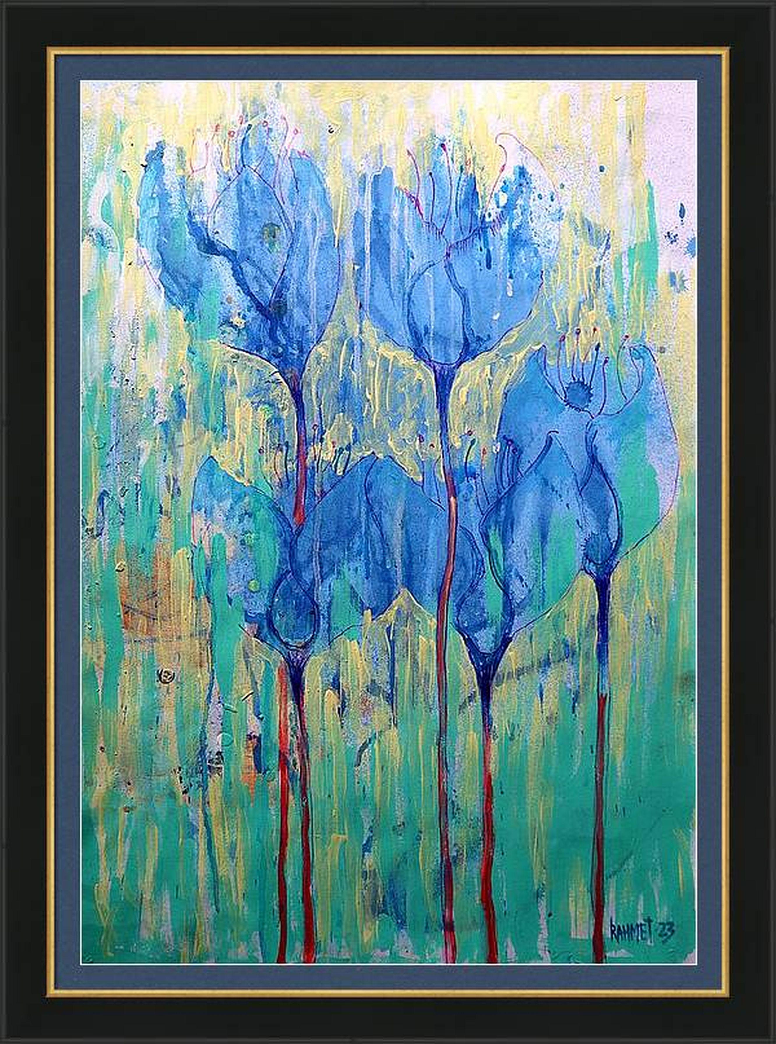 Fantaisie avec des fleurs 128 en vente 2