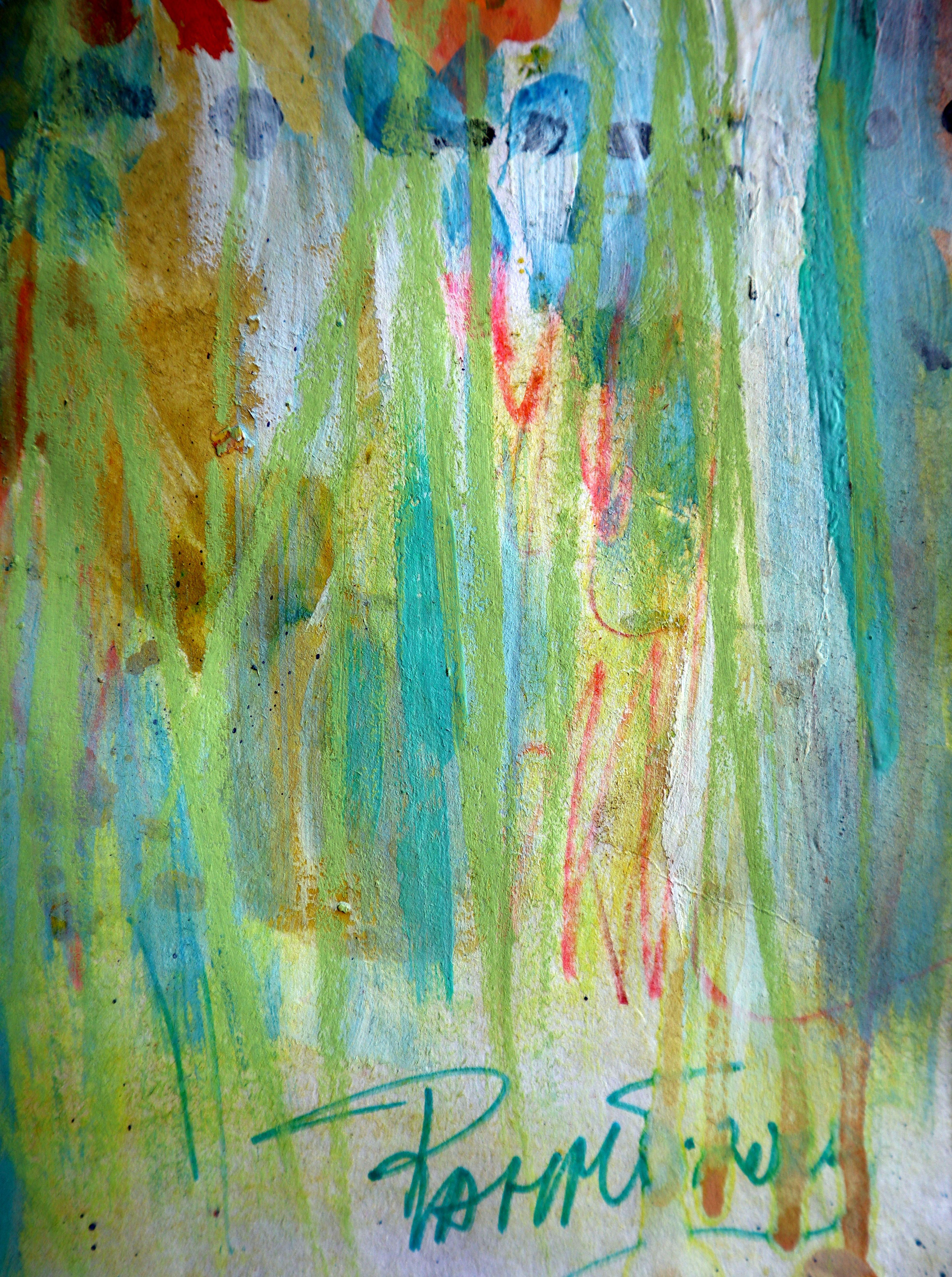 Fanasie mit Blumen 129 – Painting von RAKHMET REDZHEPOV (RAMZI)