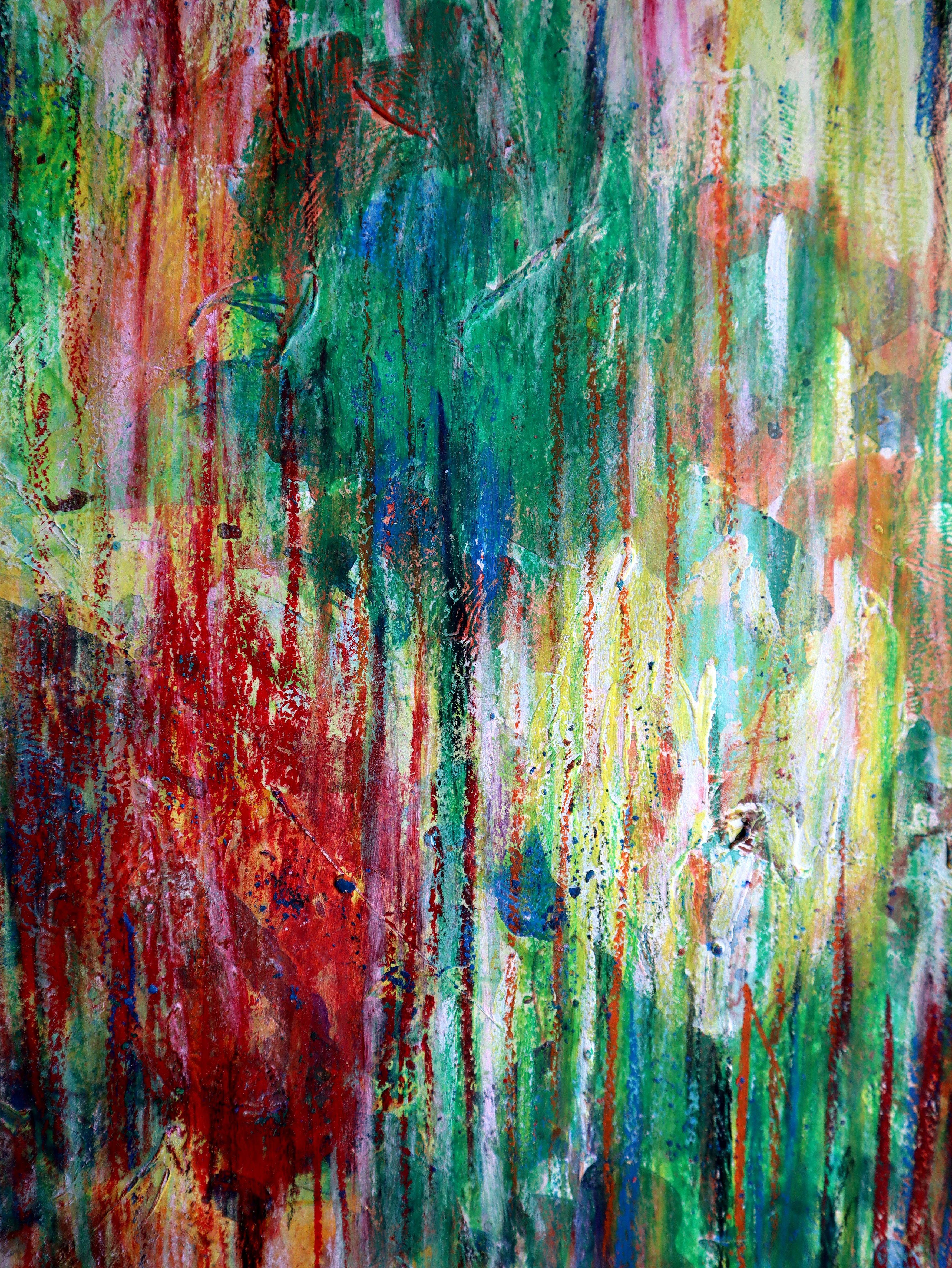 Fanasie mit Blumen 131 – Painting von RAKHMET REDZHEPOV (RAMZI)