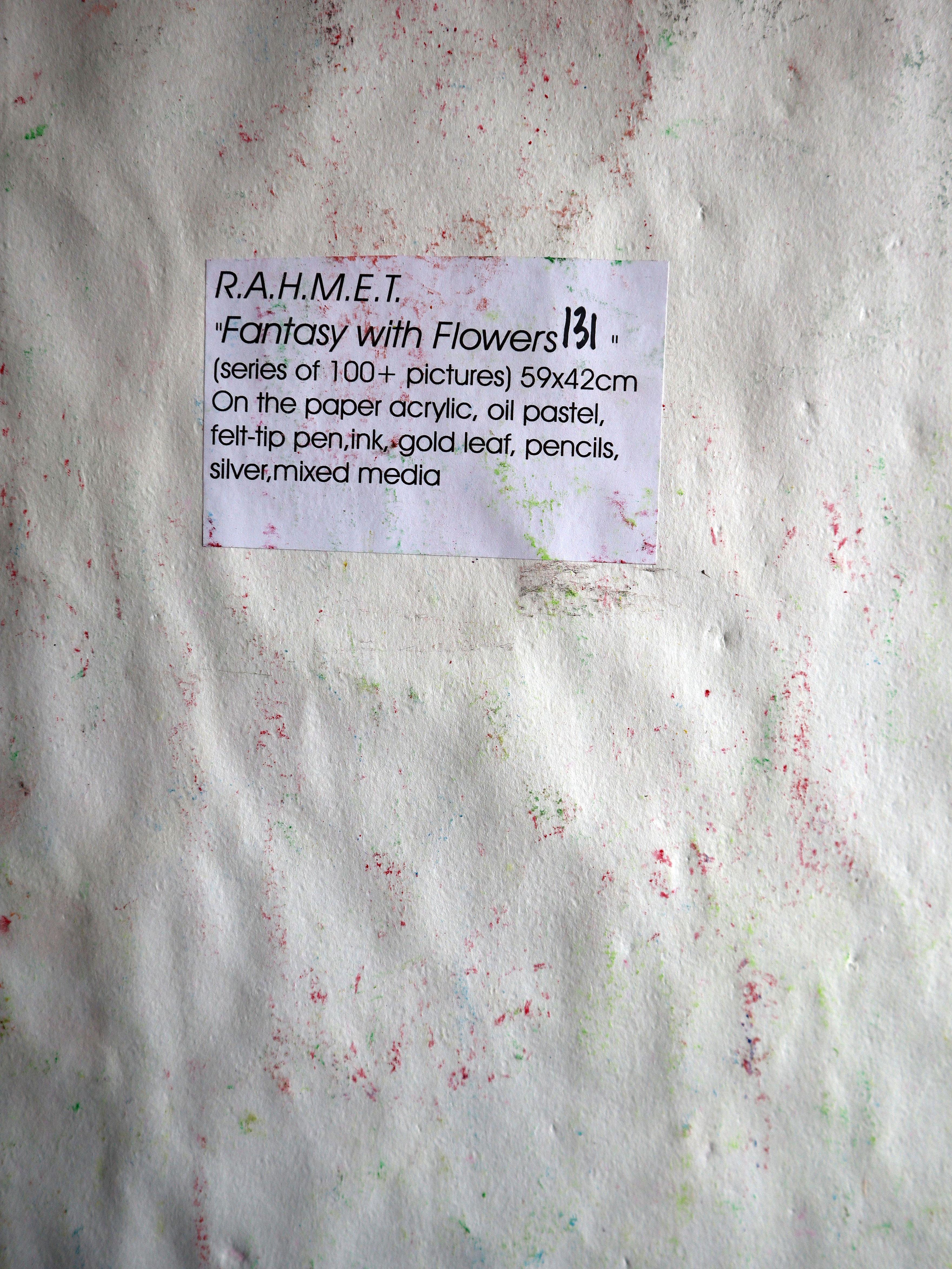 Fanasie mit Blumen 131 (Impressionismus), Painting, von RAKHMET REDZHEPOV (RAMZI)