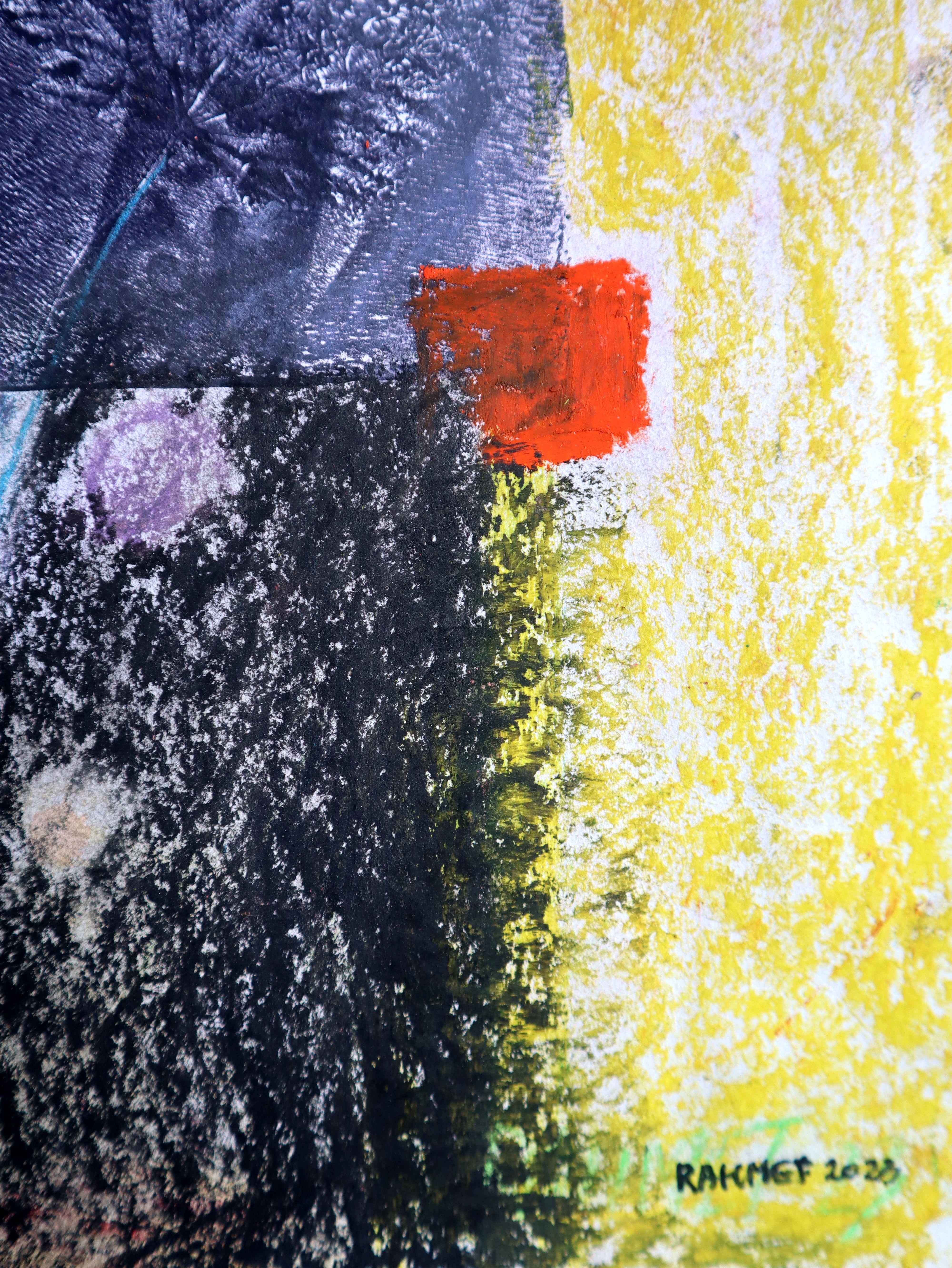 Fanasie mit Blumen 132 (Grau), Interior Painting, von RAKHMET REDZHEPOV (RAMZI)