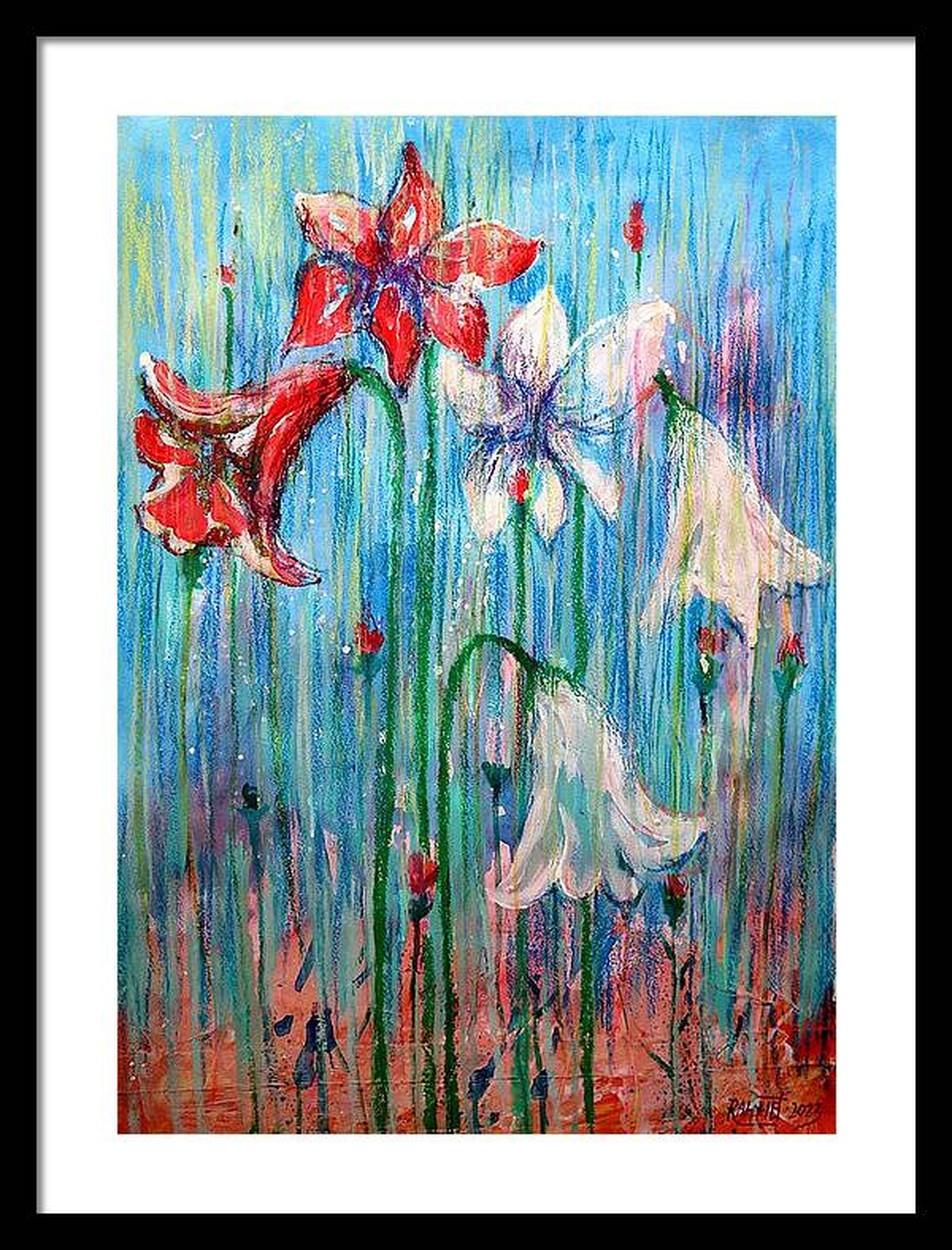 Fantaisie avec des fleurs 133 en vente 5