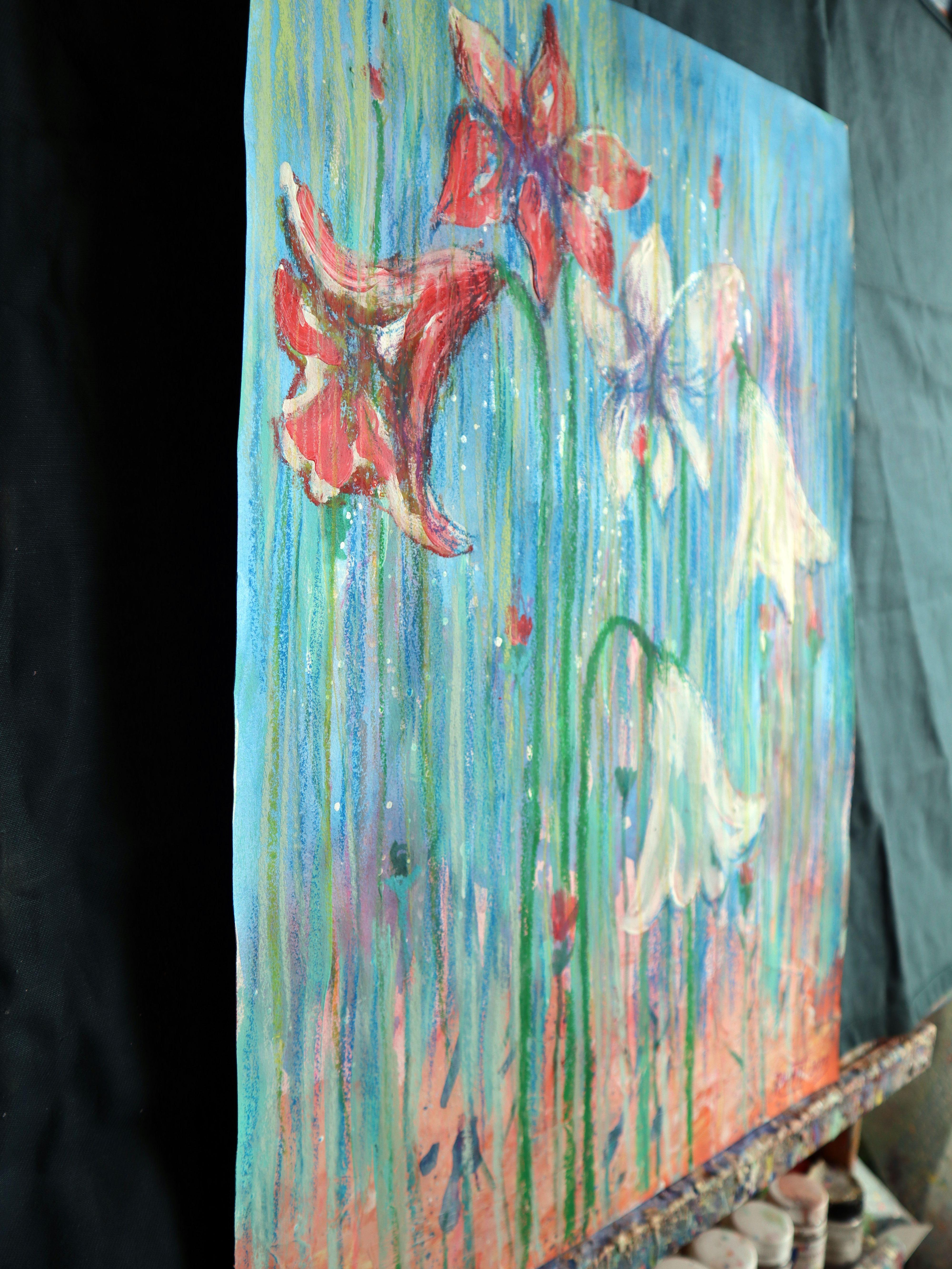 Fantaisie avec des fleurs 133 en vente 7