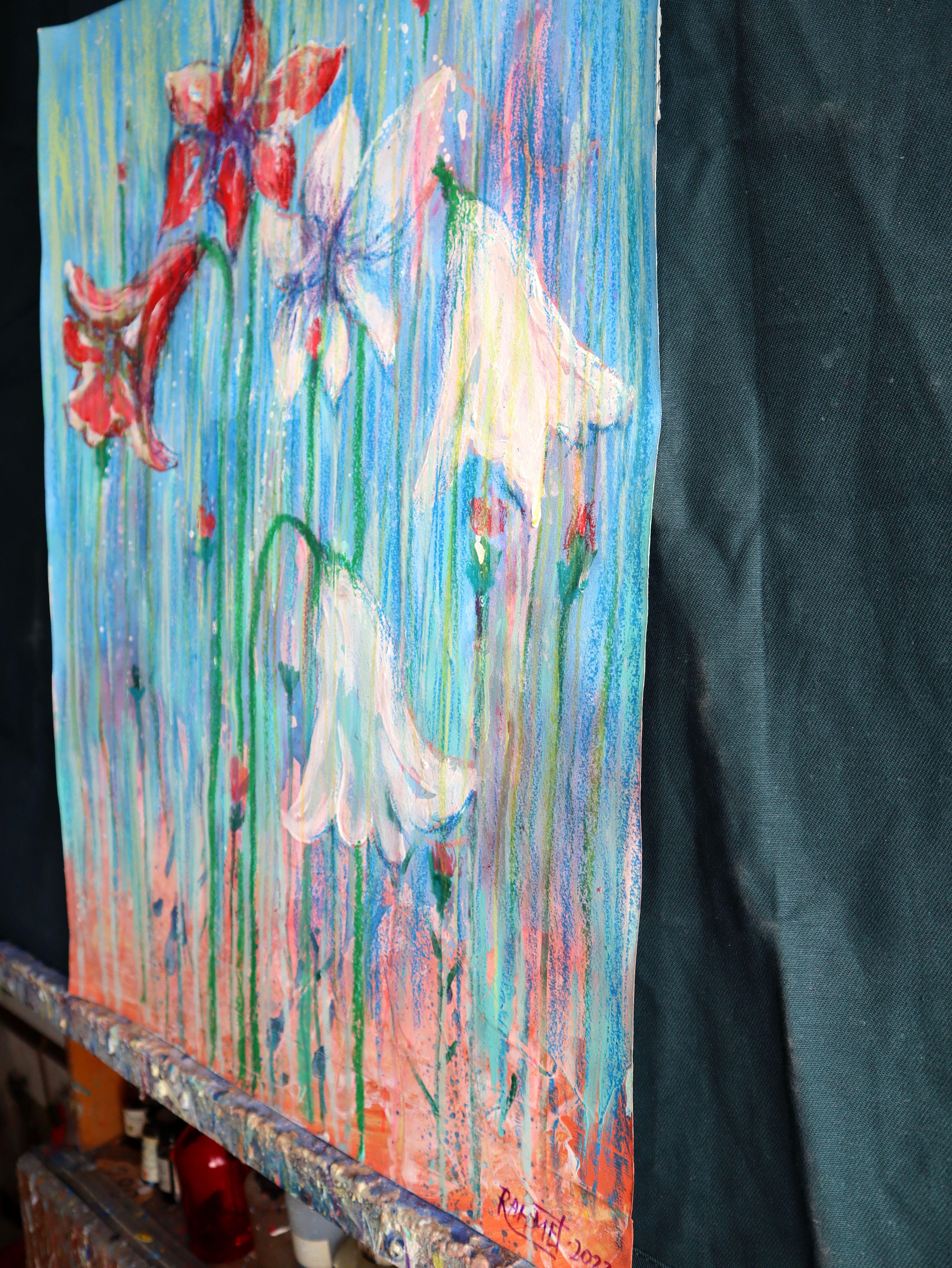 Fantaisie avec des fleurs 133 en vente 8