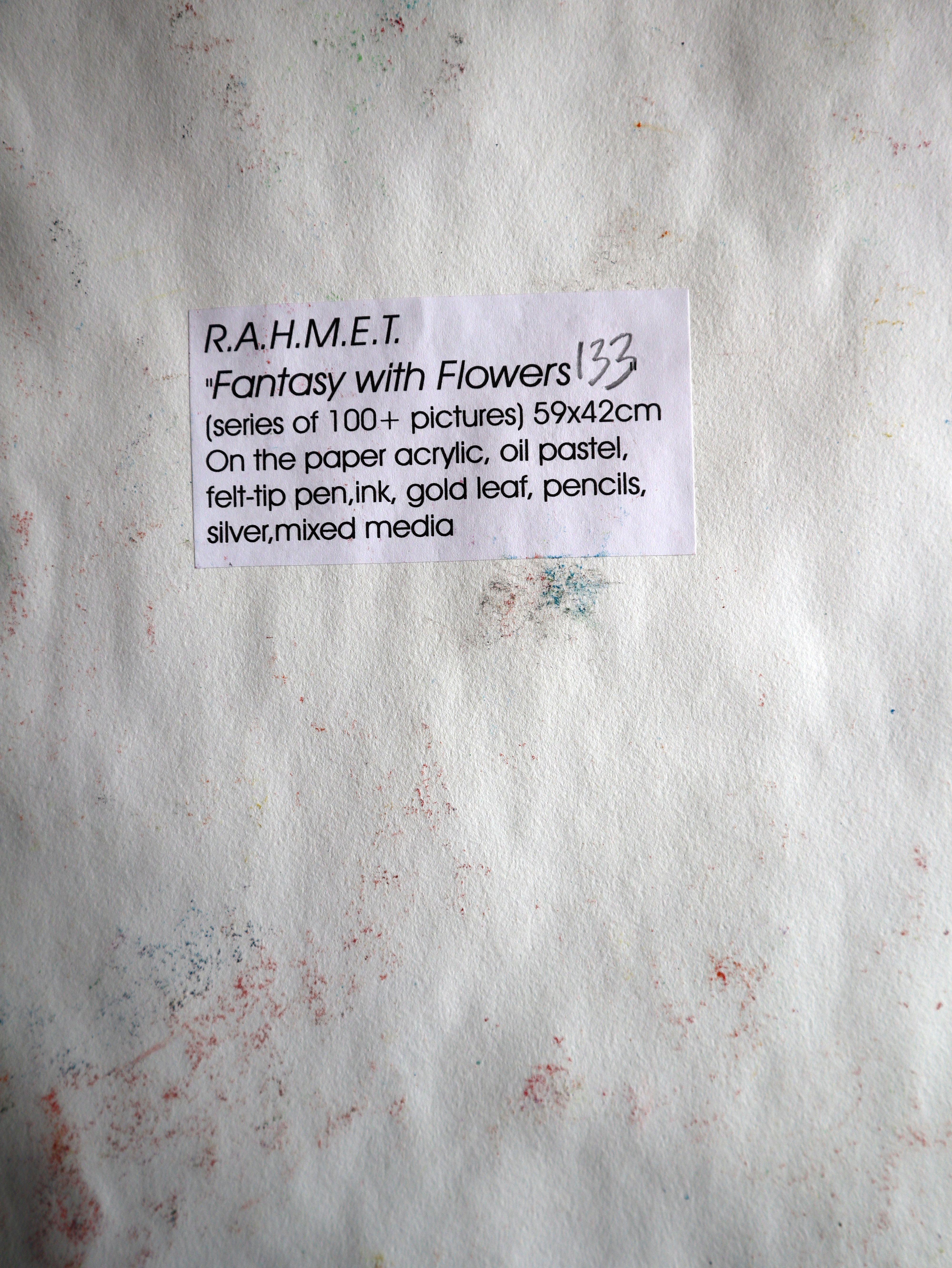 Fantaisie avec des fleurs 133 en vente 1