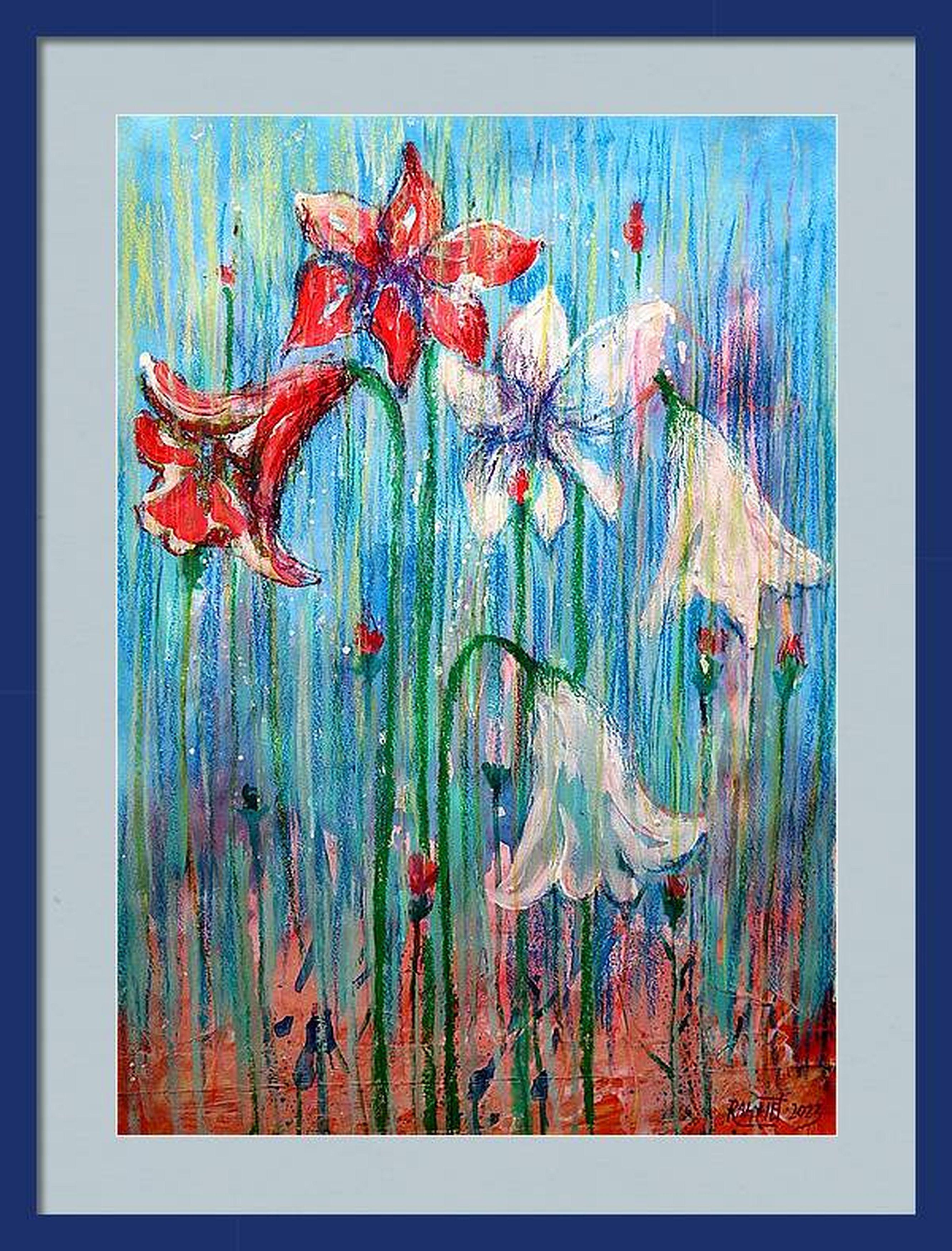 Fantaisie avec des fleurs 133 en vente 2