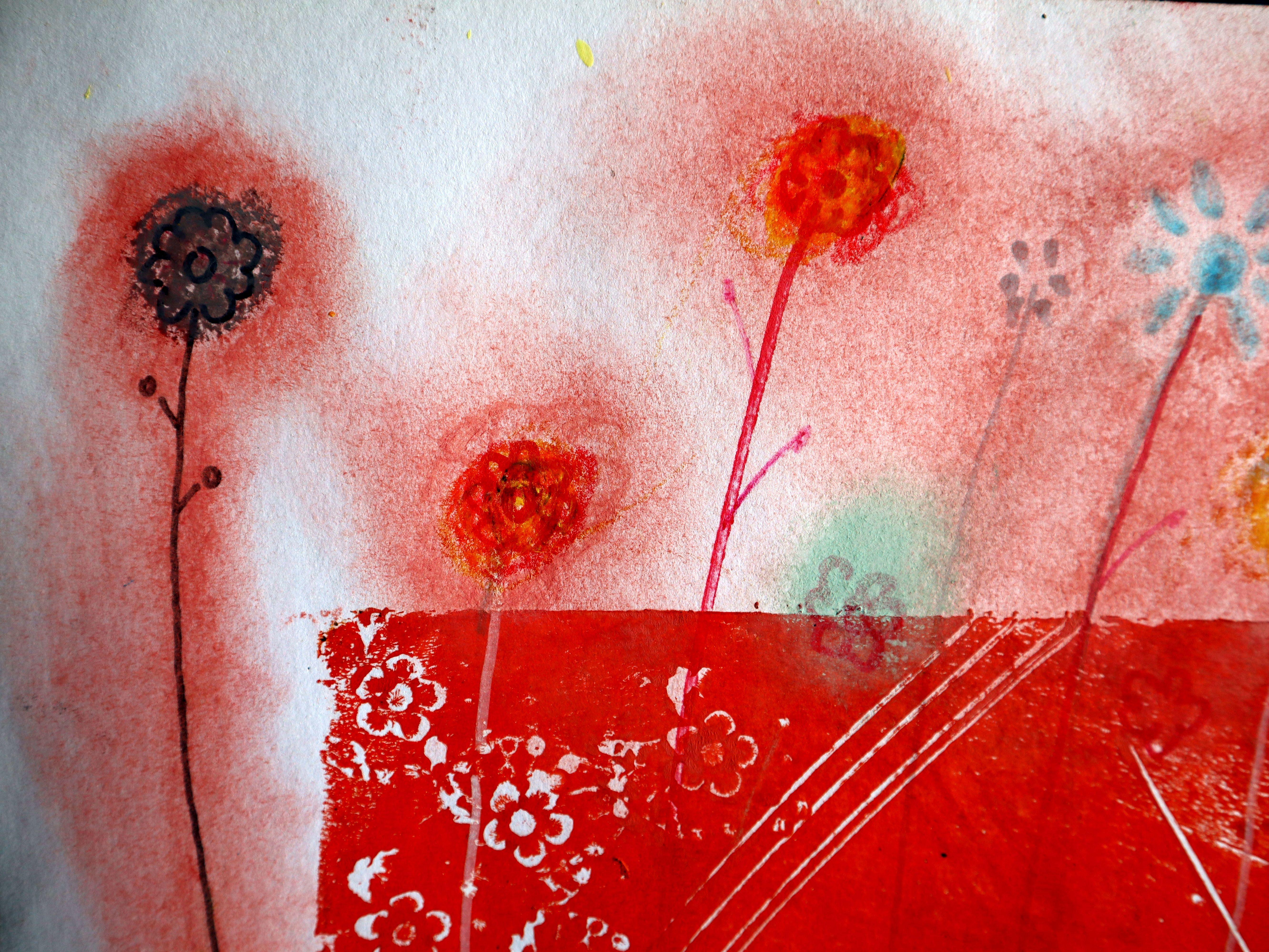 Fanasie mit Blumen 134 im Angebot 1