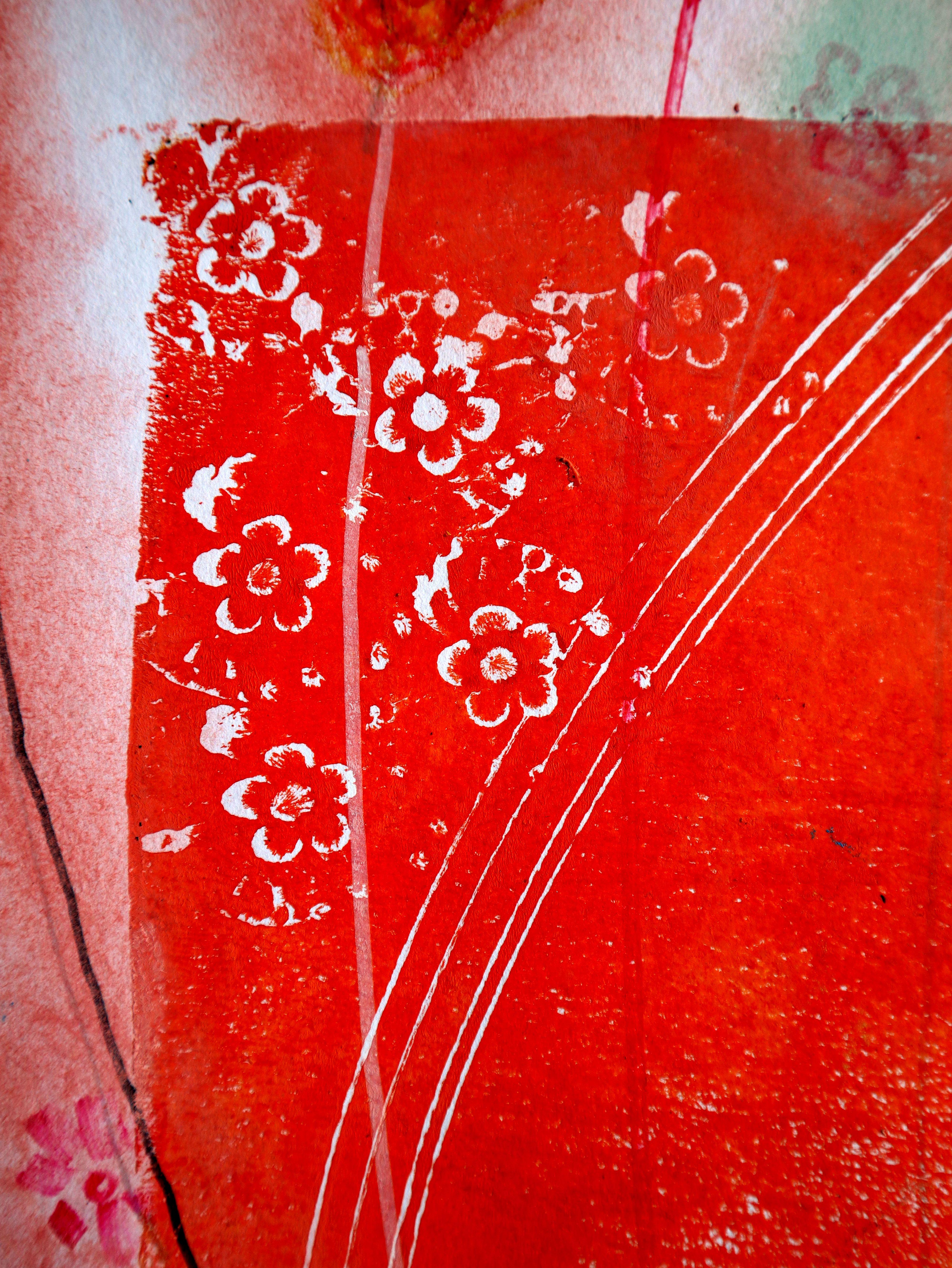 Fanasie mit Blumen 134 im Angebot 3