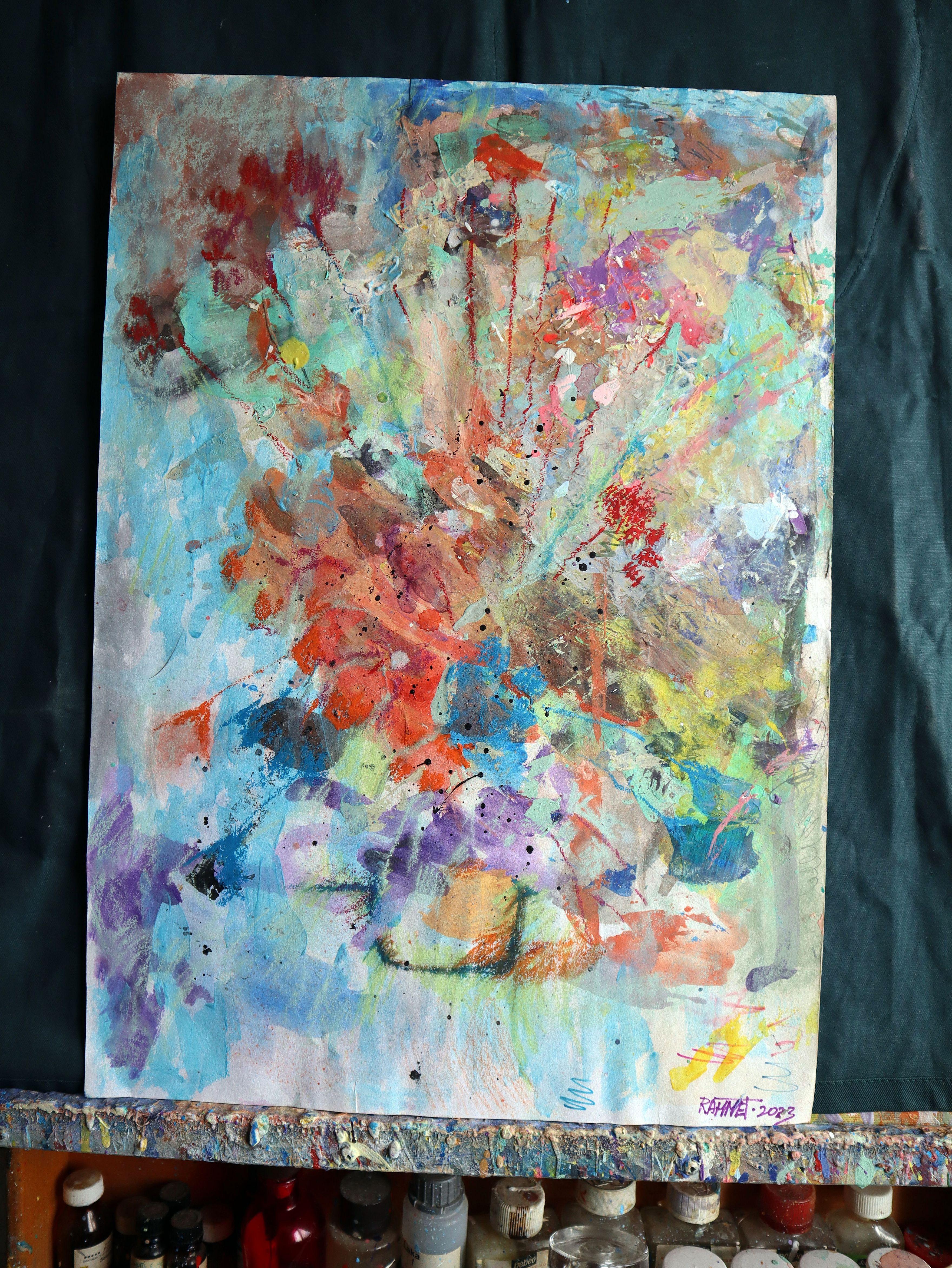 Fantaisie avec des fleurs 136 en vente 6