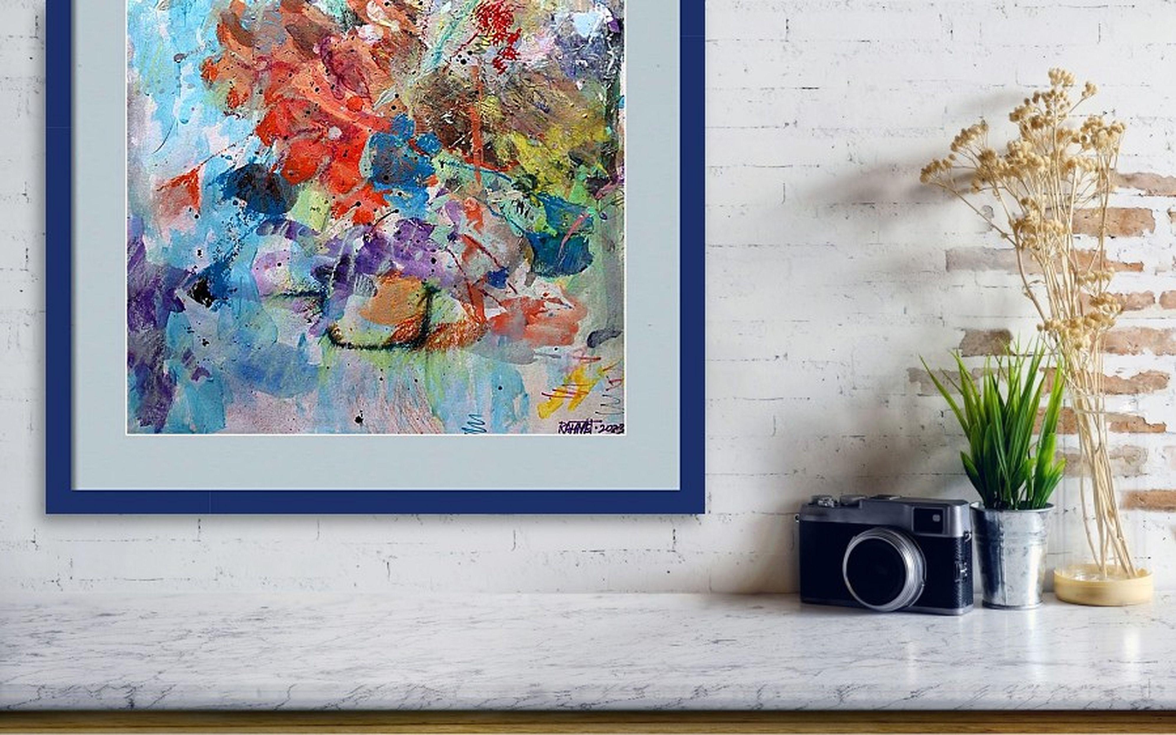 Fantaisie avec des fleurs 136 en vente 2