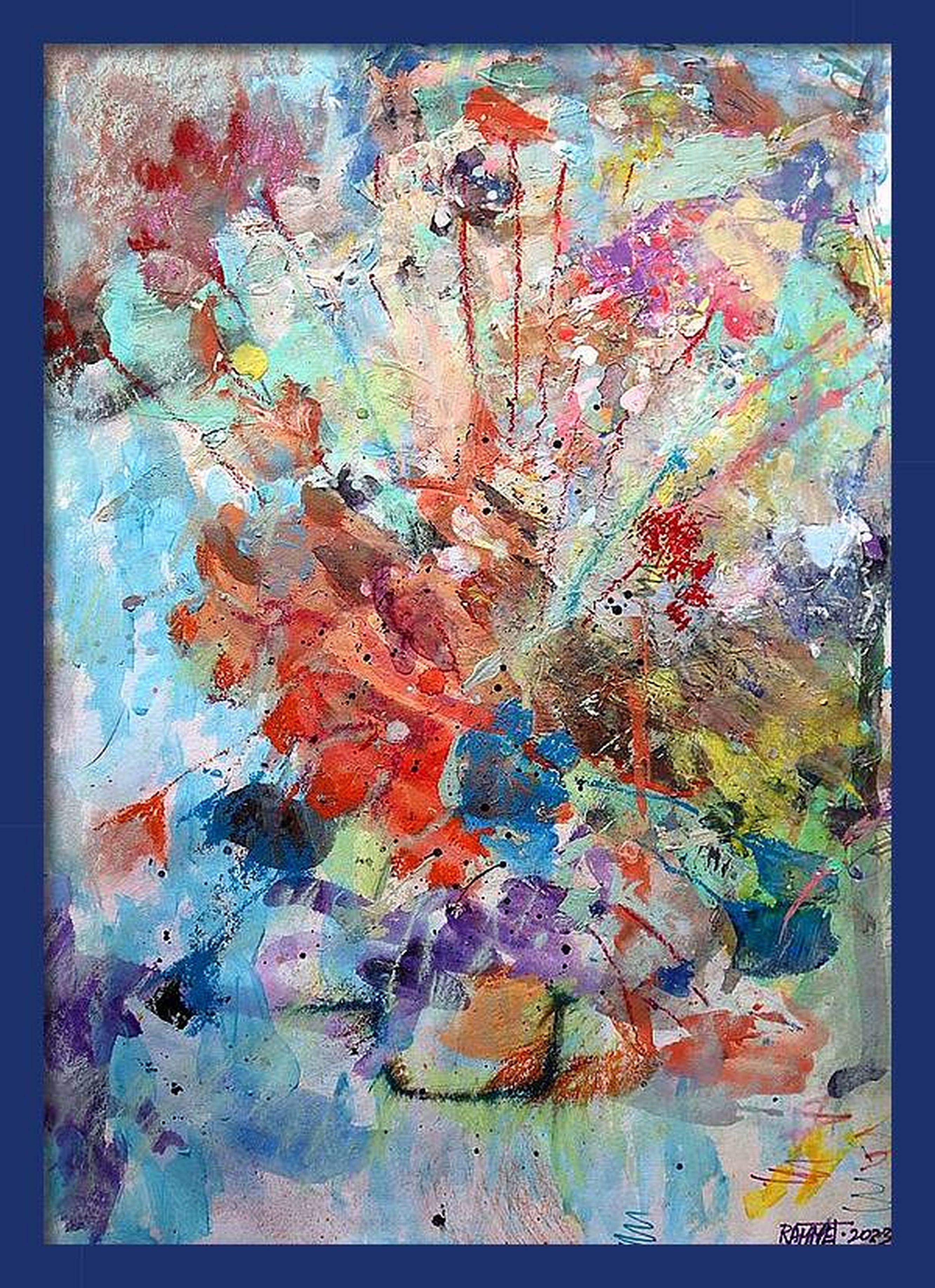 Fantaisie avec des fleurs 136 en vente 3