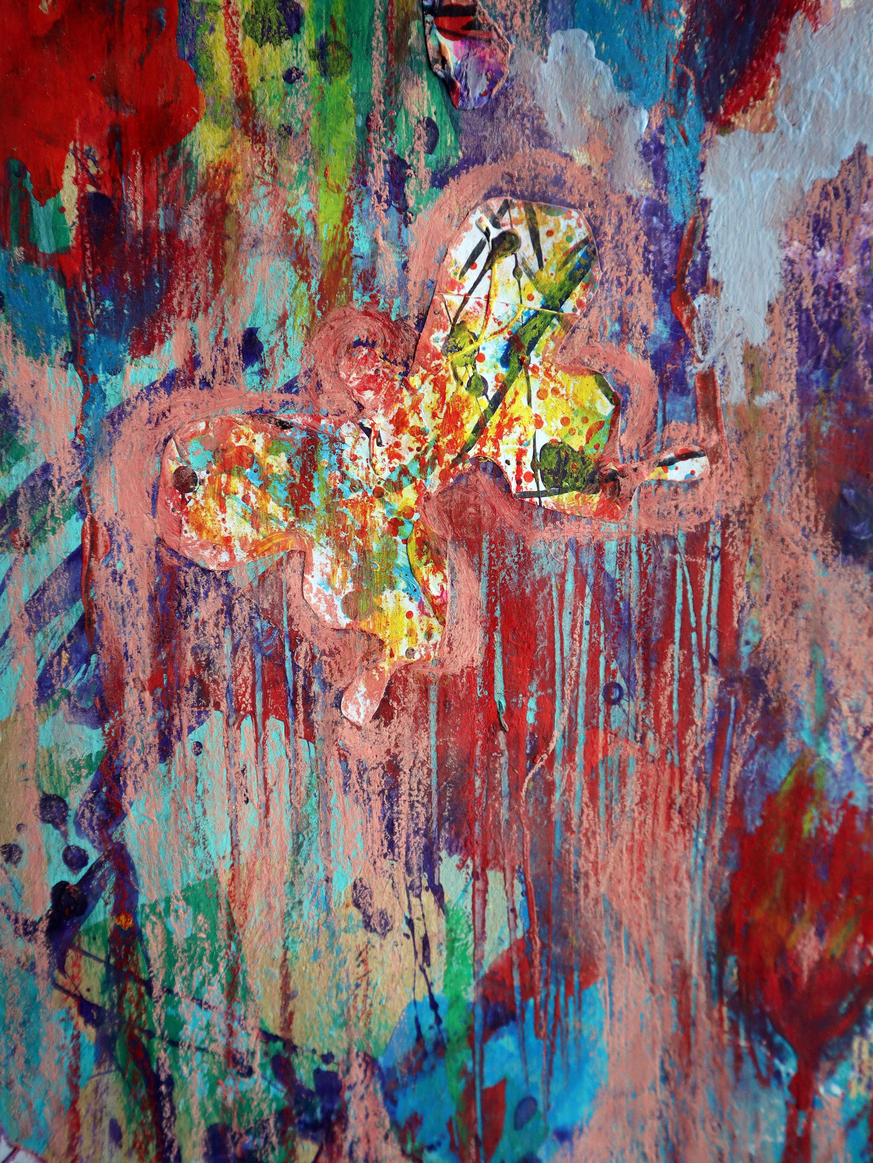 Fanasie mit Blumen 137 (Impressionismus), Painting, von RAKHMET REDZHEPOV (RAMZI)