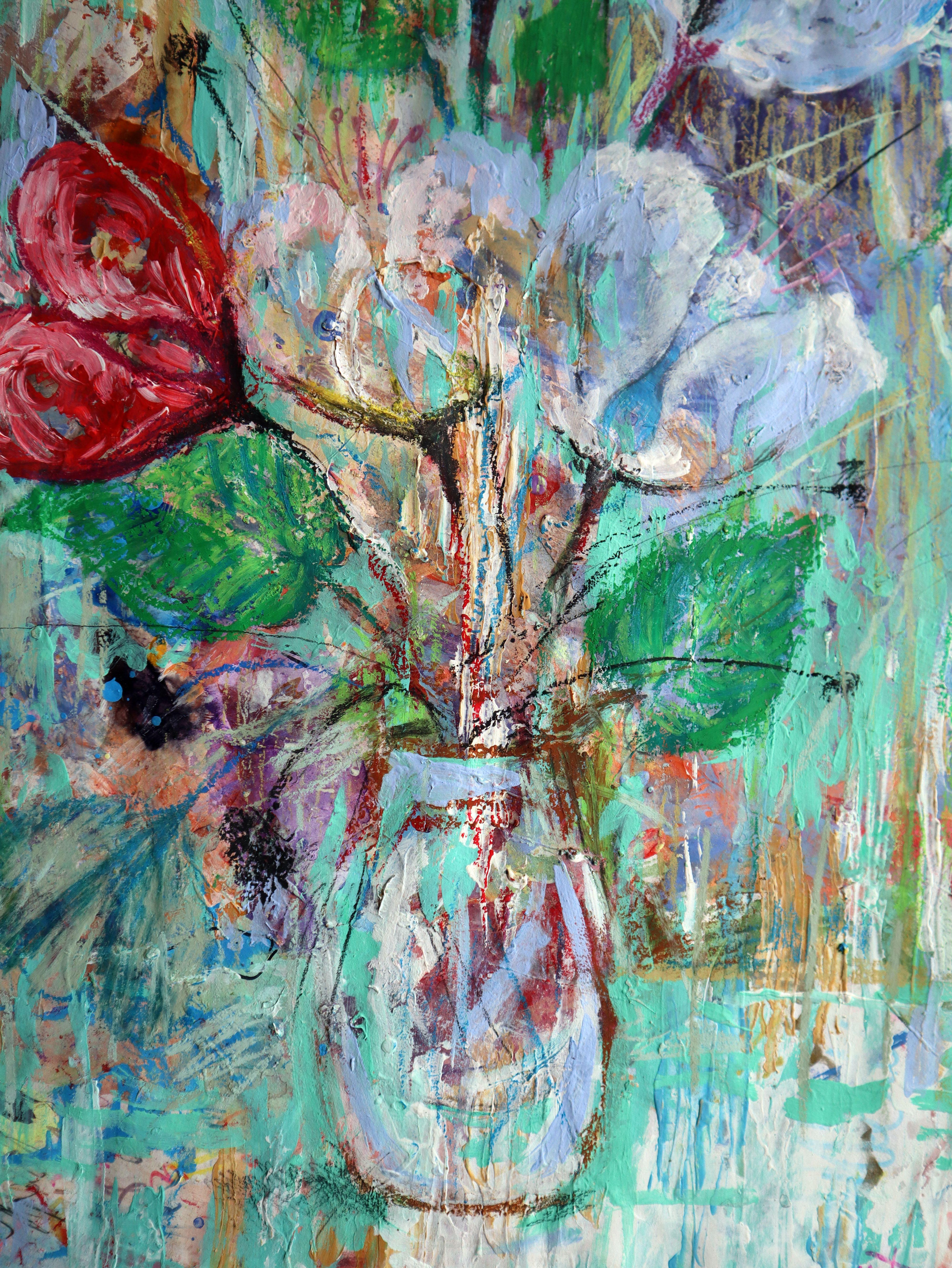 Fanasy with Flowers 138 - Painting de RAKHMET REDZHEPOV (RAMZI)