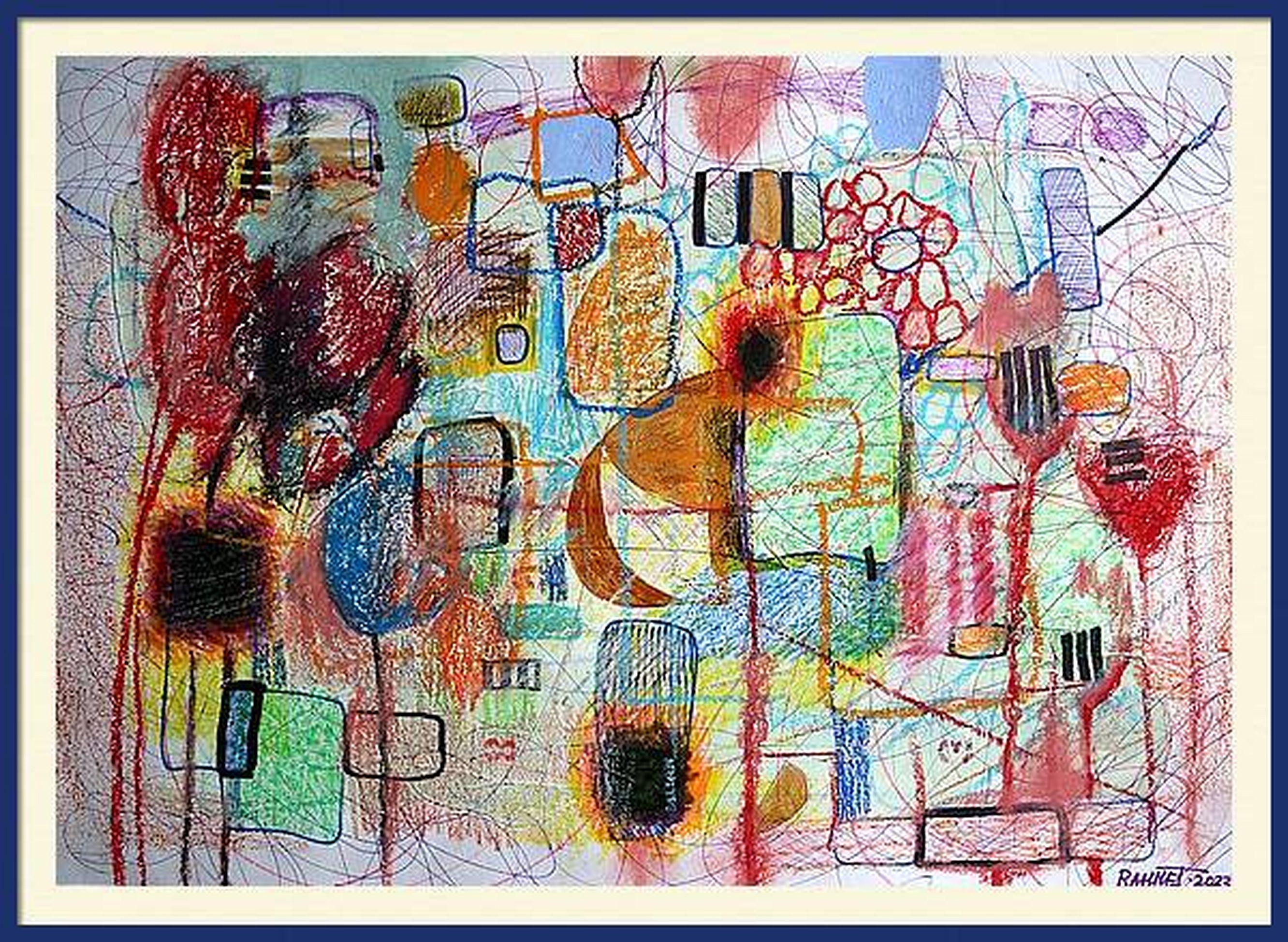 Fanasy with Flowers 140 – Painting von RAKHMET REDZHEPOV (RAMZI)