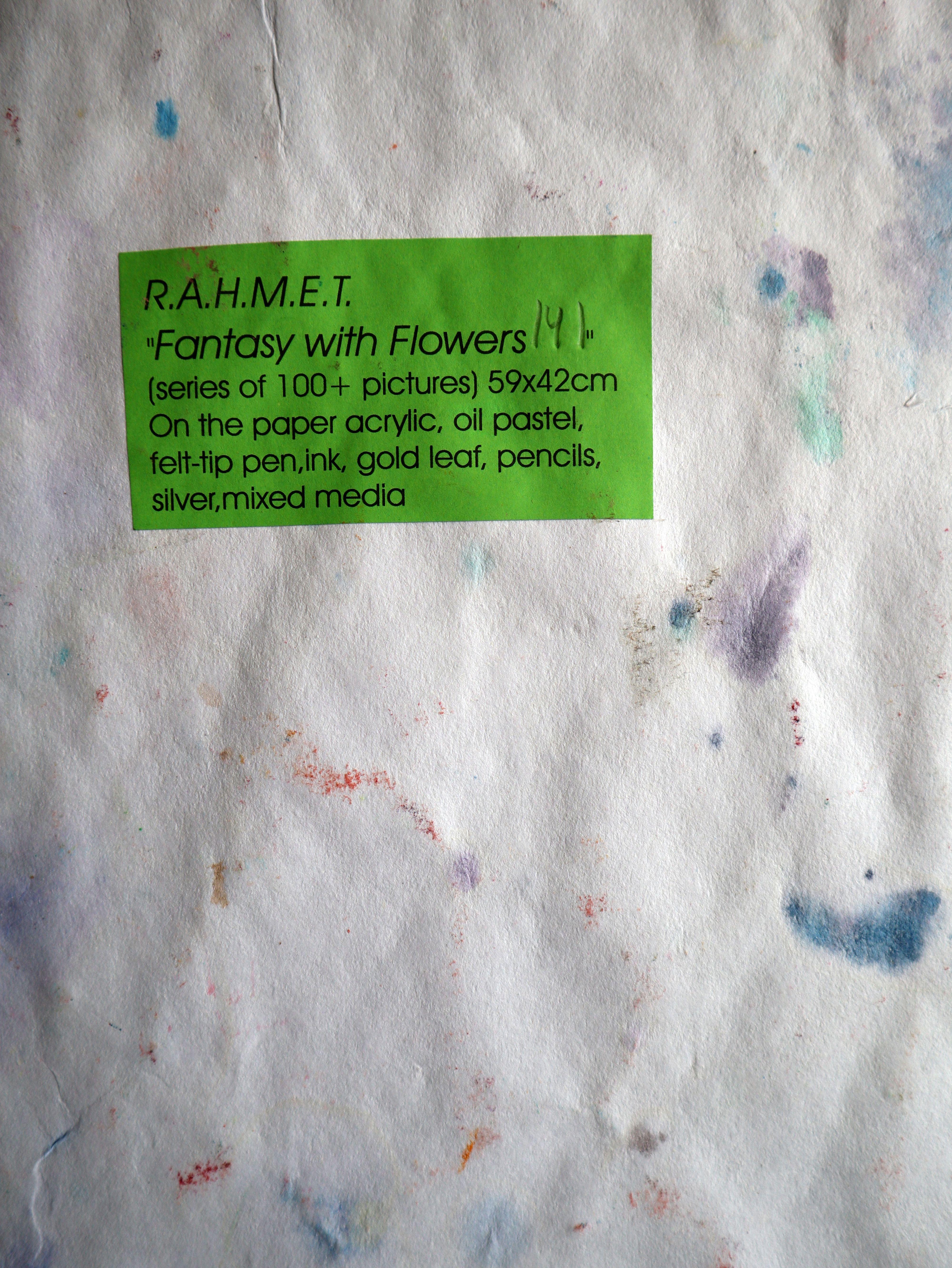 Fanasy with Flowers 141 - Gris Interior Painting par RAKHMET REDZHEPOV (RAMZI)