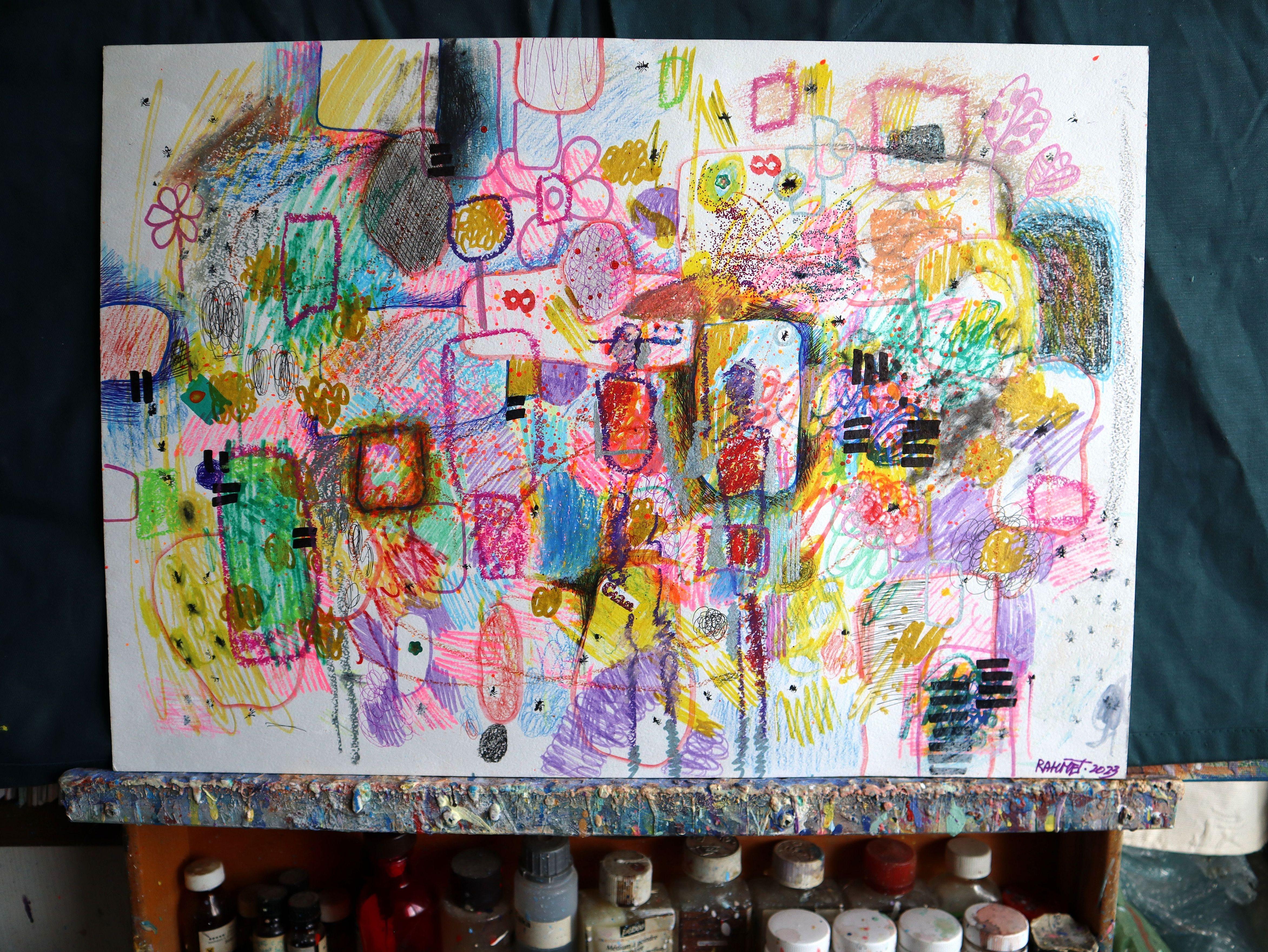 Fanasie mit Blumen 144 im Angebot 2