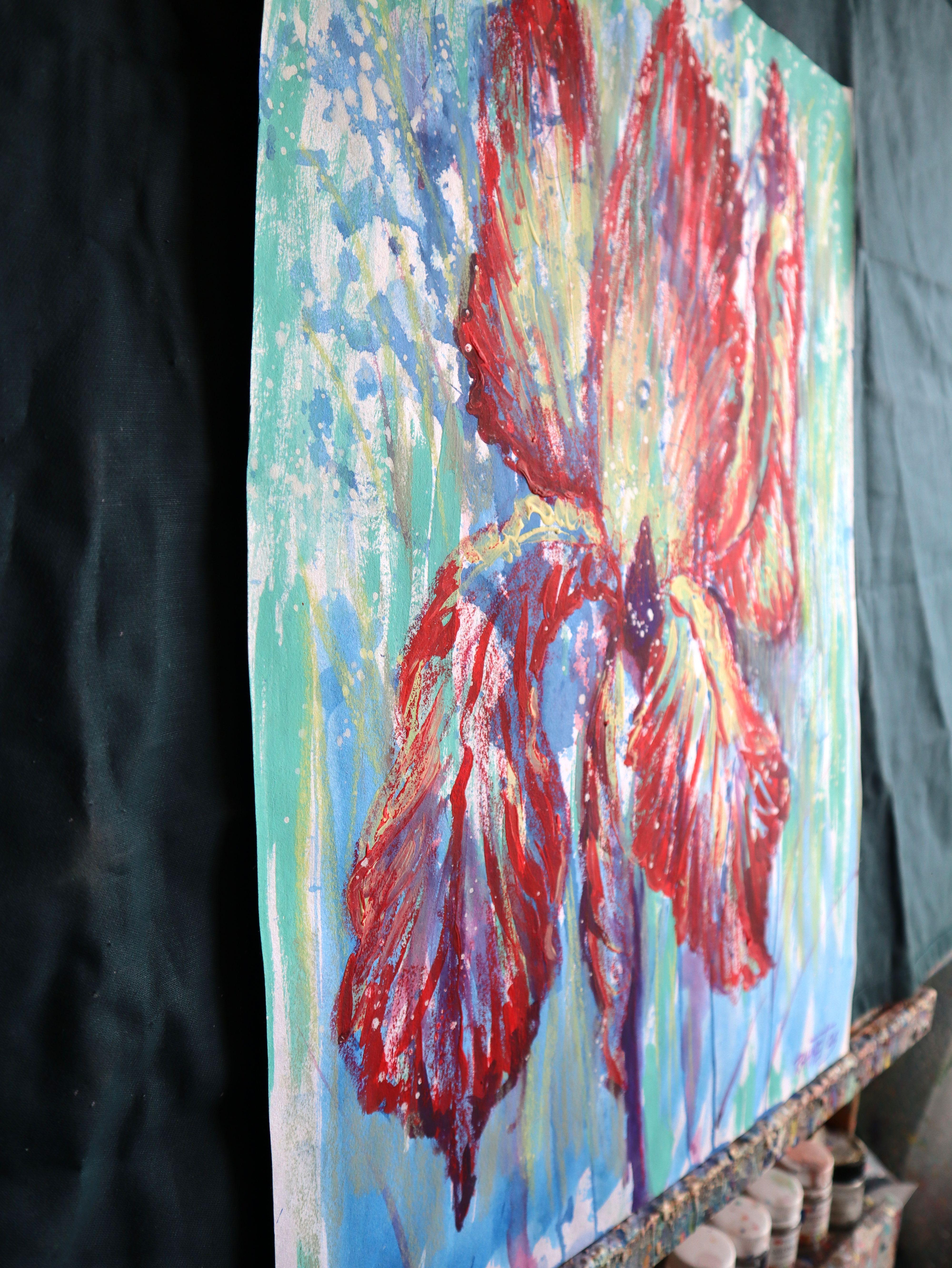 Fanasy con fiori 145 in vendita 6