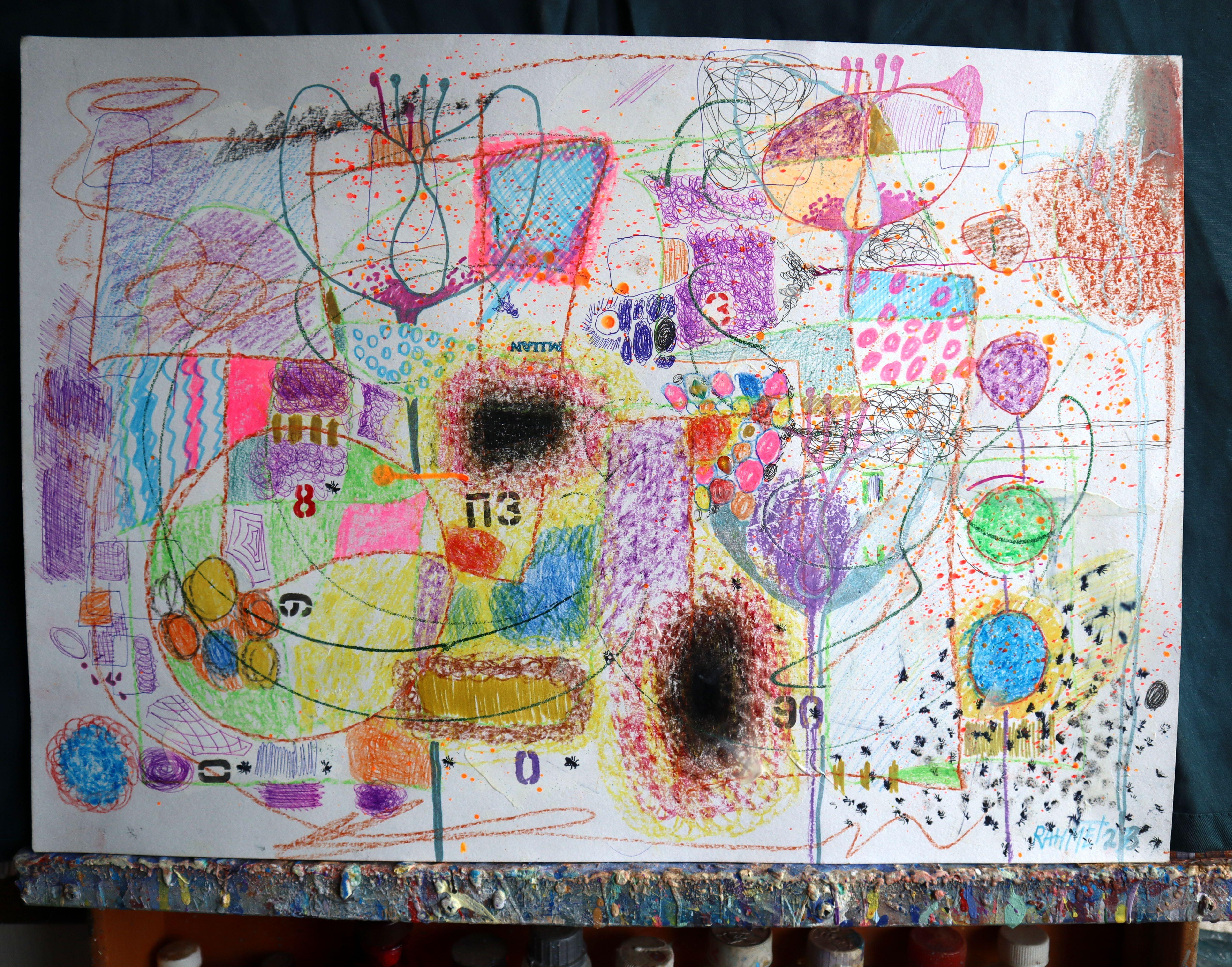 Fanasie mit Blumen 146 im Angebot 4