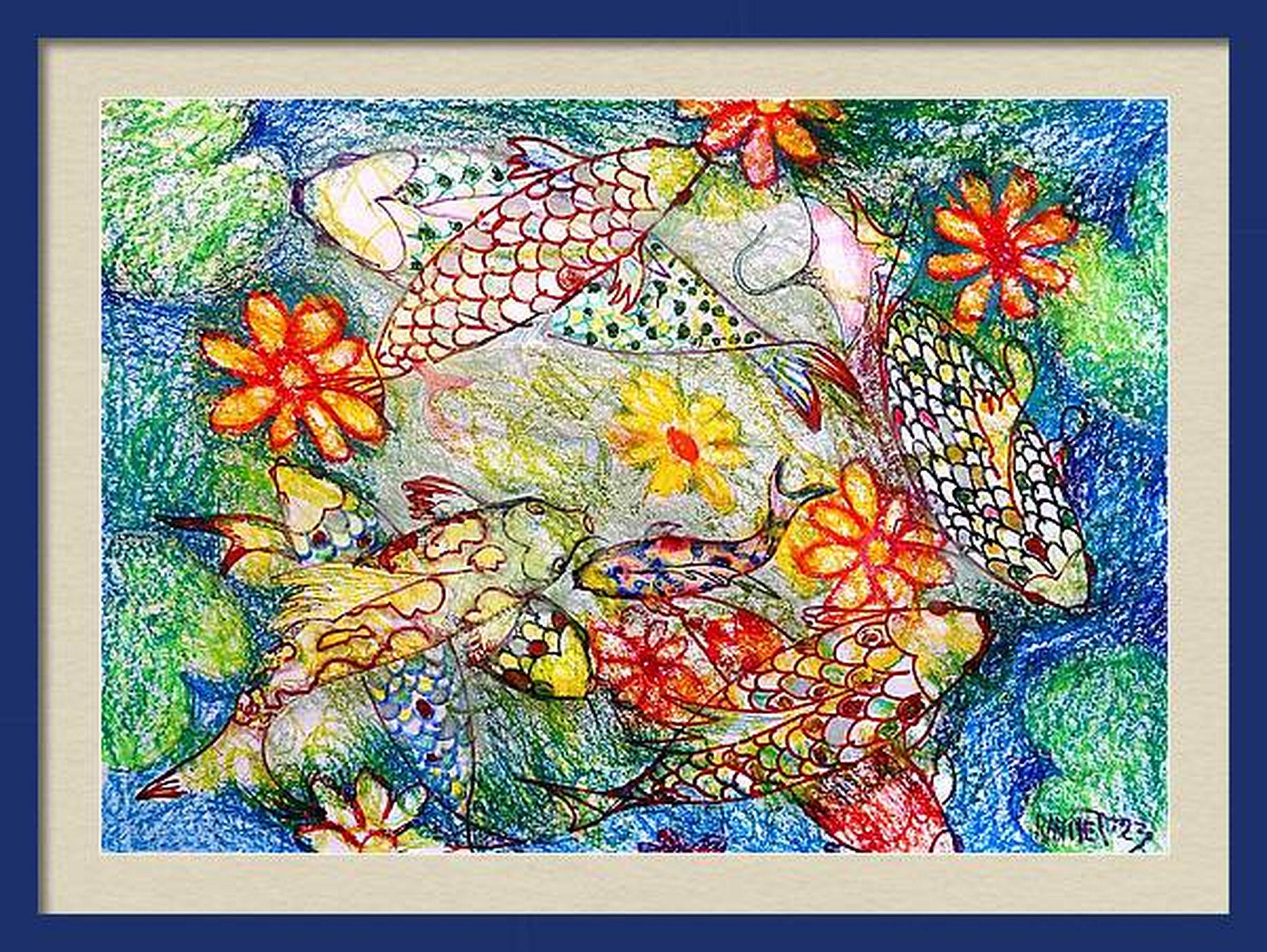 Fanasie mit Blumen 148 im Angebot 6