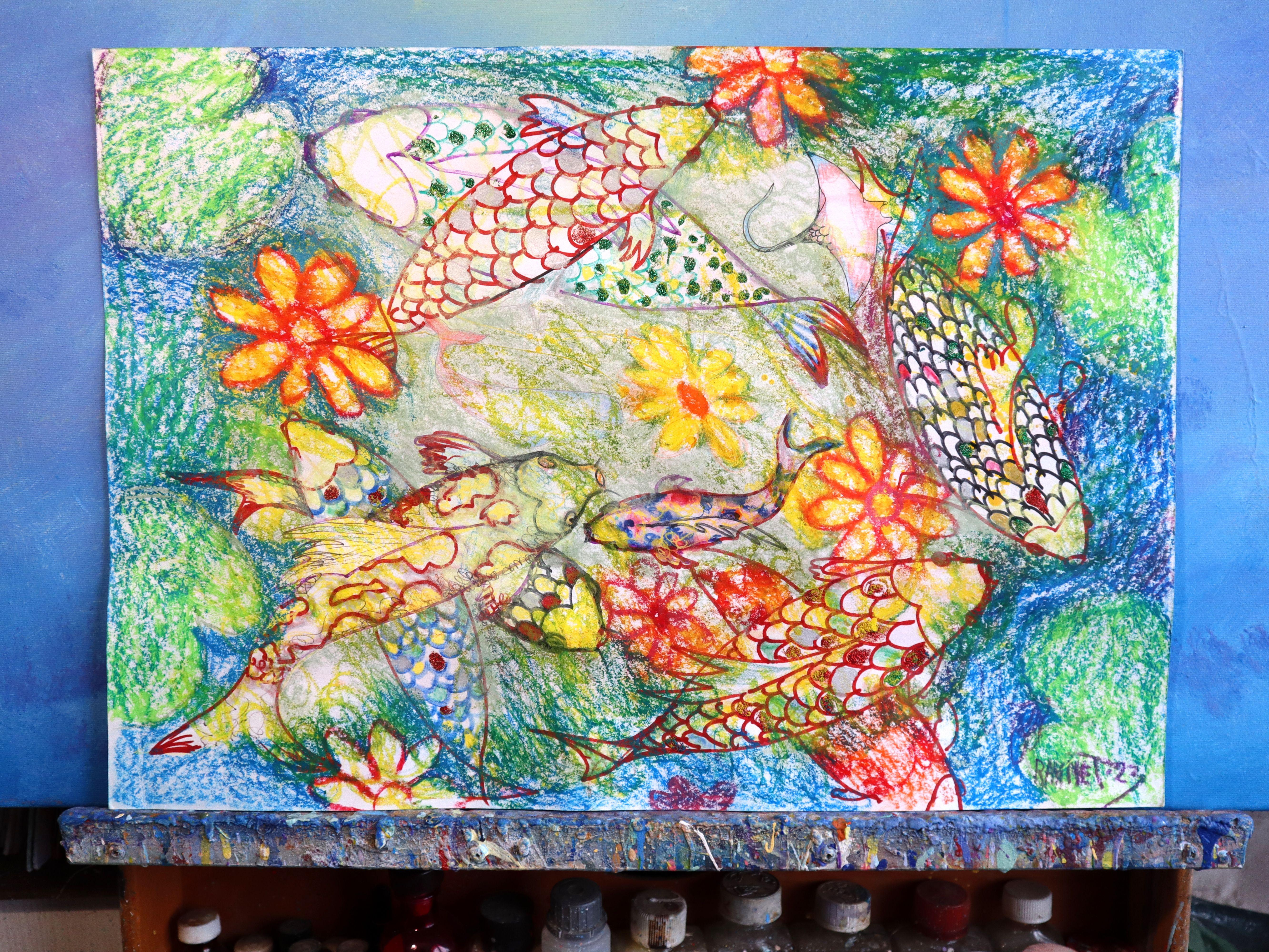 Fanasie mit Blumen 148 im Angebot 7