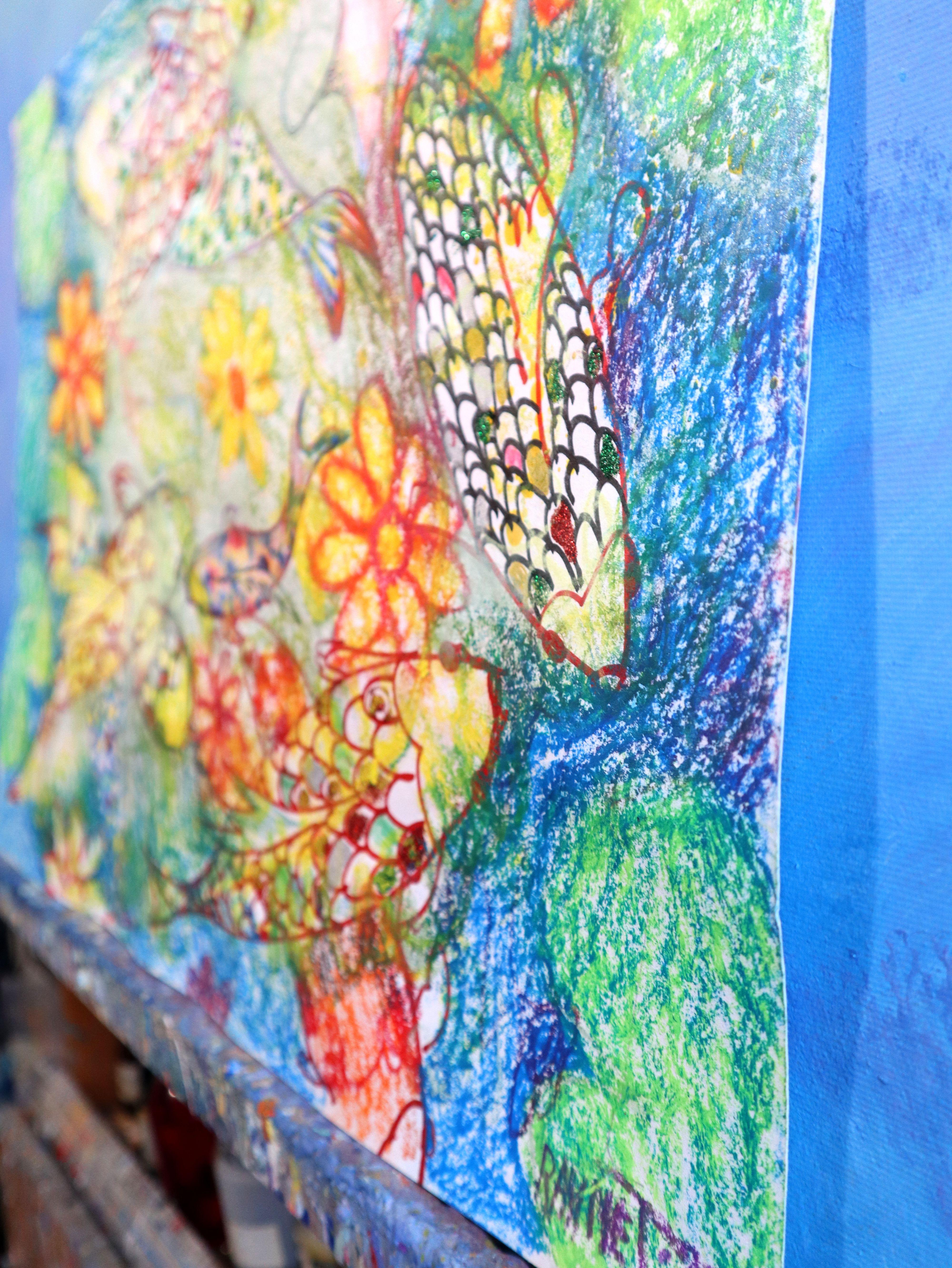 Fanasie mit Blumen 148 im Angebot 8