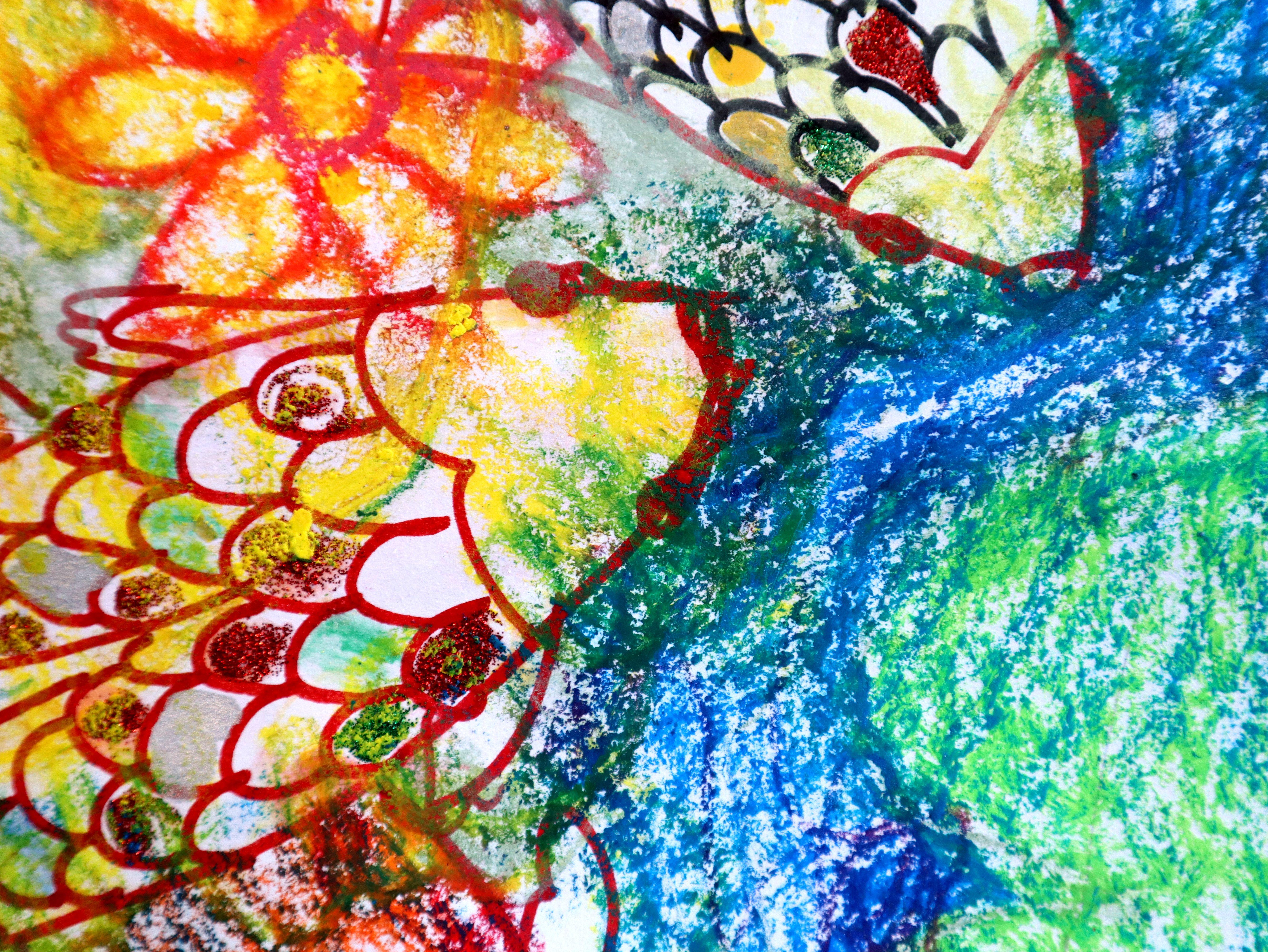 Fanasie mit Blumen 148 (Impressionismus), Painting, von RAKHMET REDZHEPOV (RAMZI)