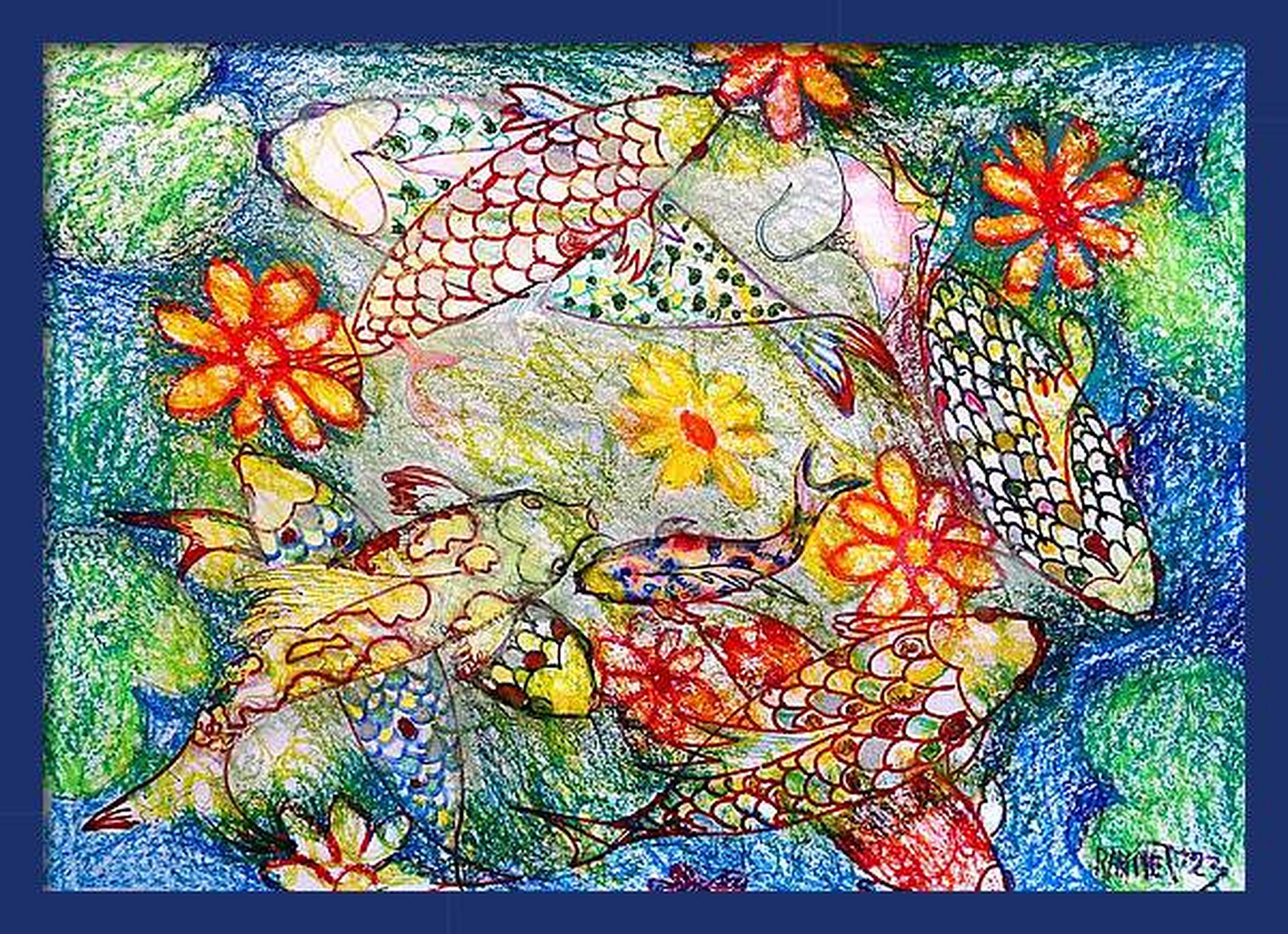 Fanasie mit Blumen 148 im Angebot 2