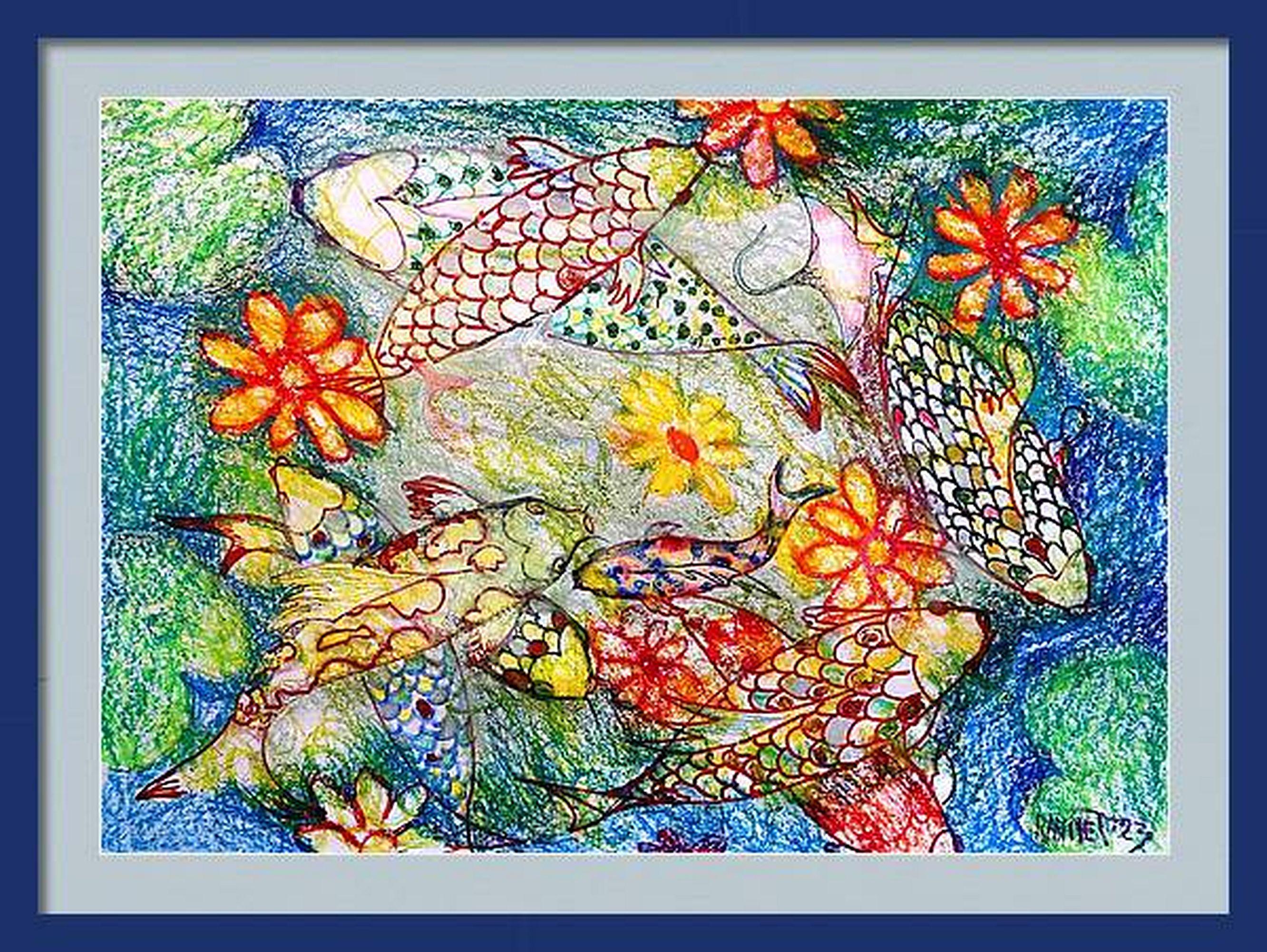 Fanasie mit Blumen 148 im Angebot 4