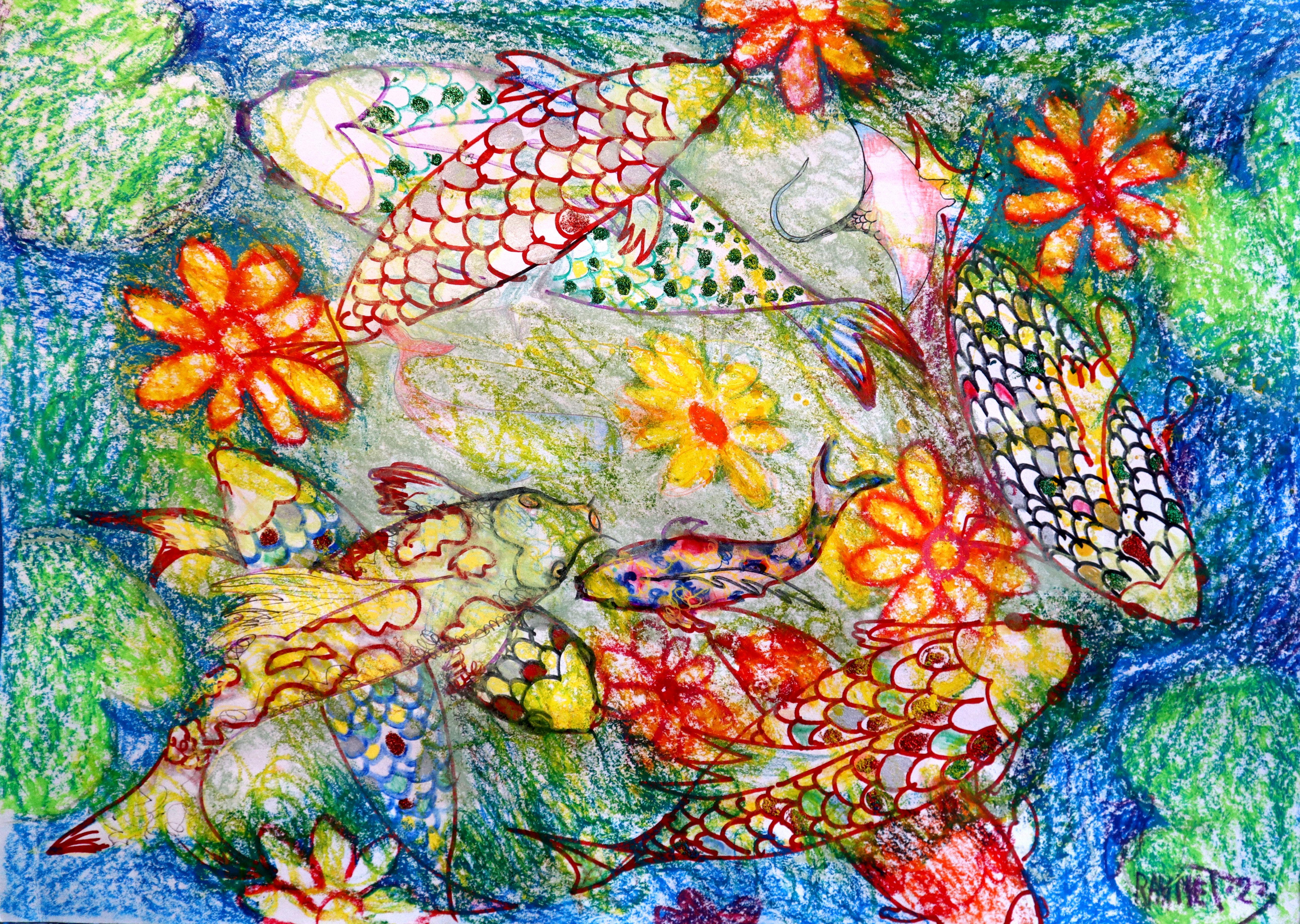 Fanasie mit Blumen 148