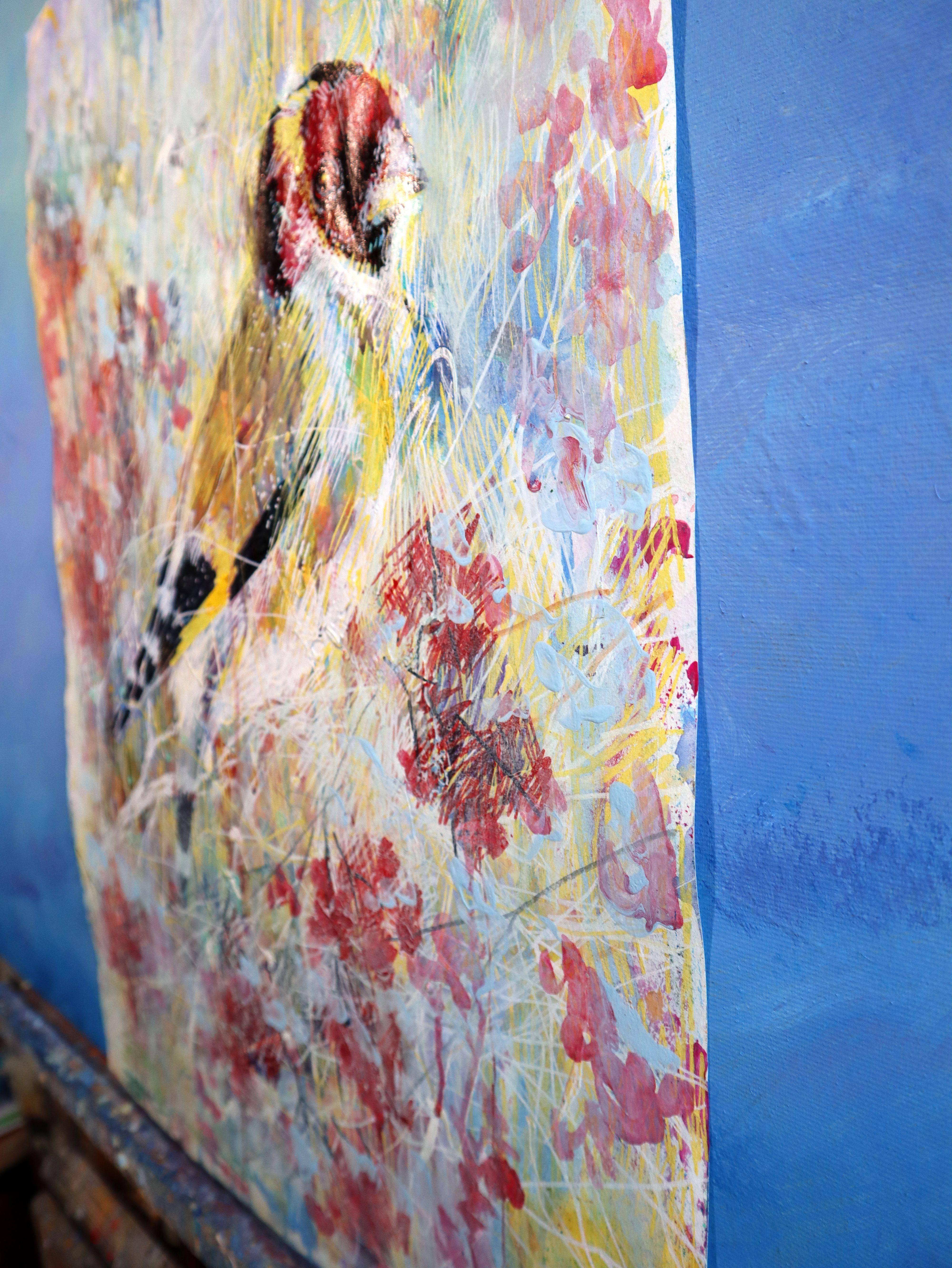 Fanasy with Flowers 149 - Impressionist Painting by RAKHMET REDZHEPOV (RAMZI)