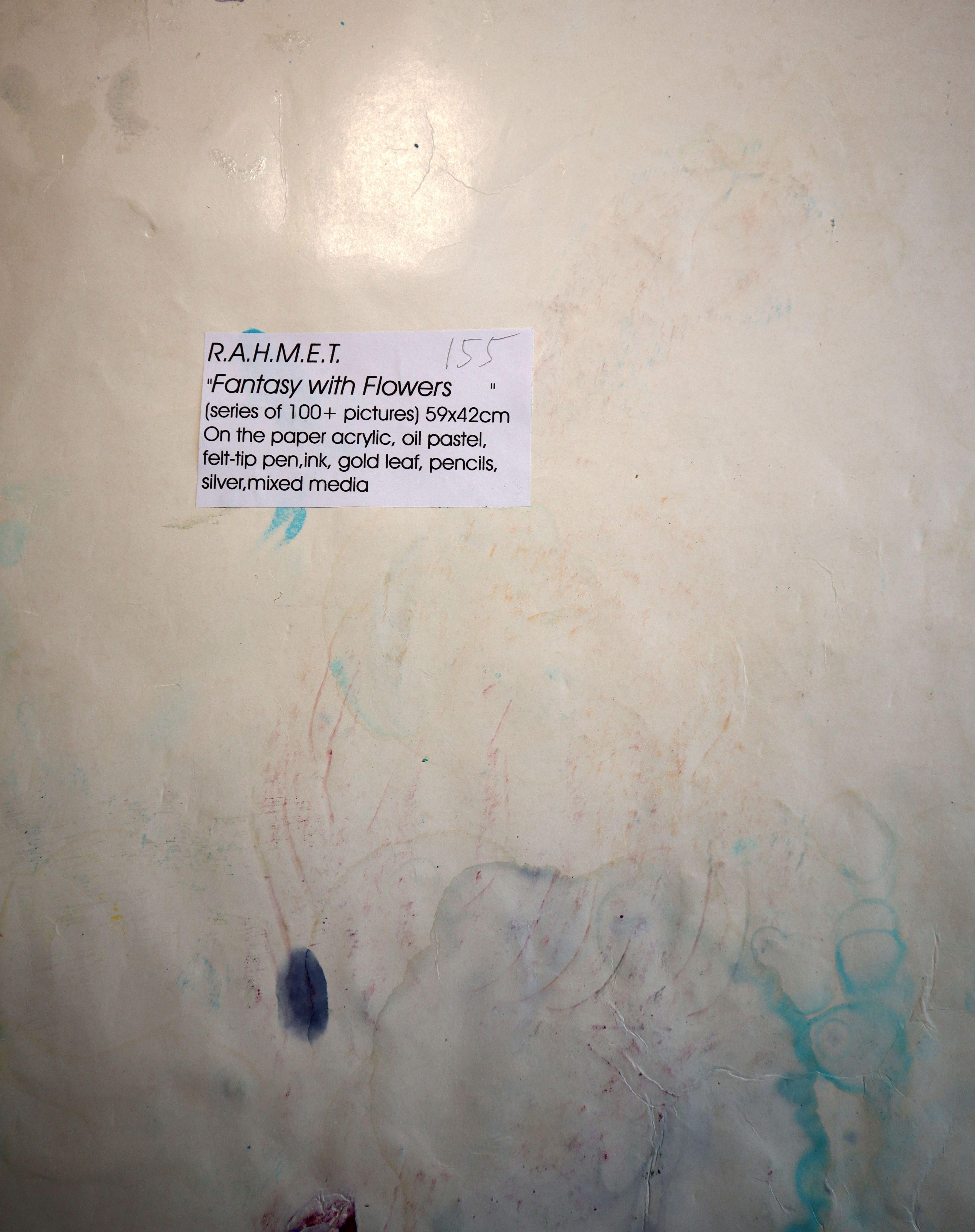 Fanasy with Flowers 155 - Painting by RAKHMET REDZHEPOV (RAMZI)