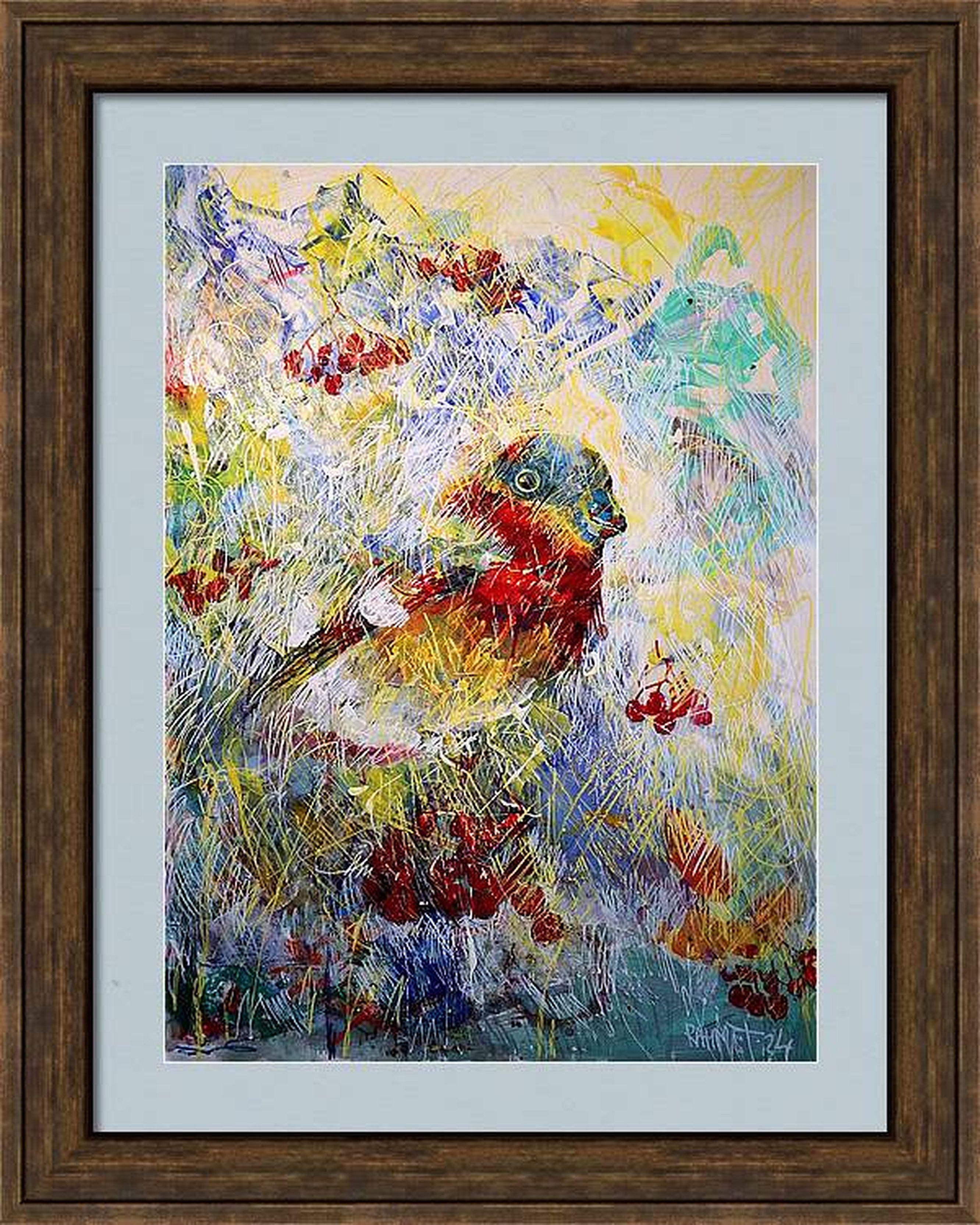 RAKHMET REDZHEPOV (RAMZI) Abstract Painting - Fanasy with Flowers 155