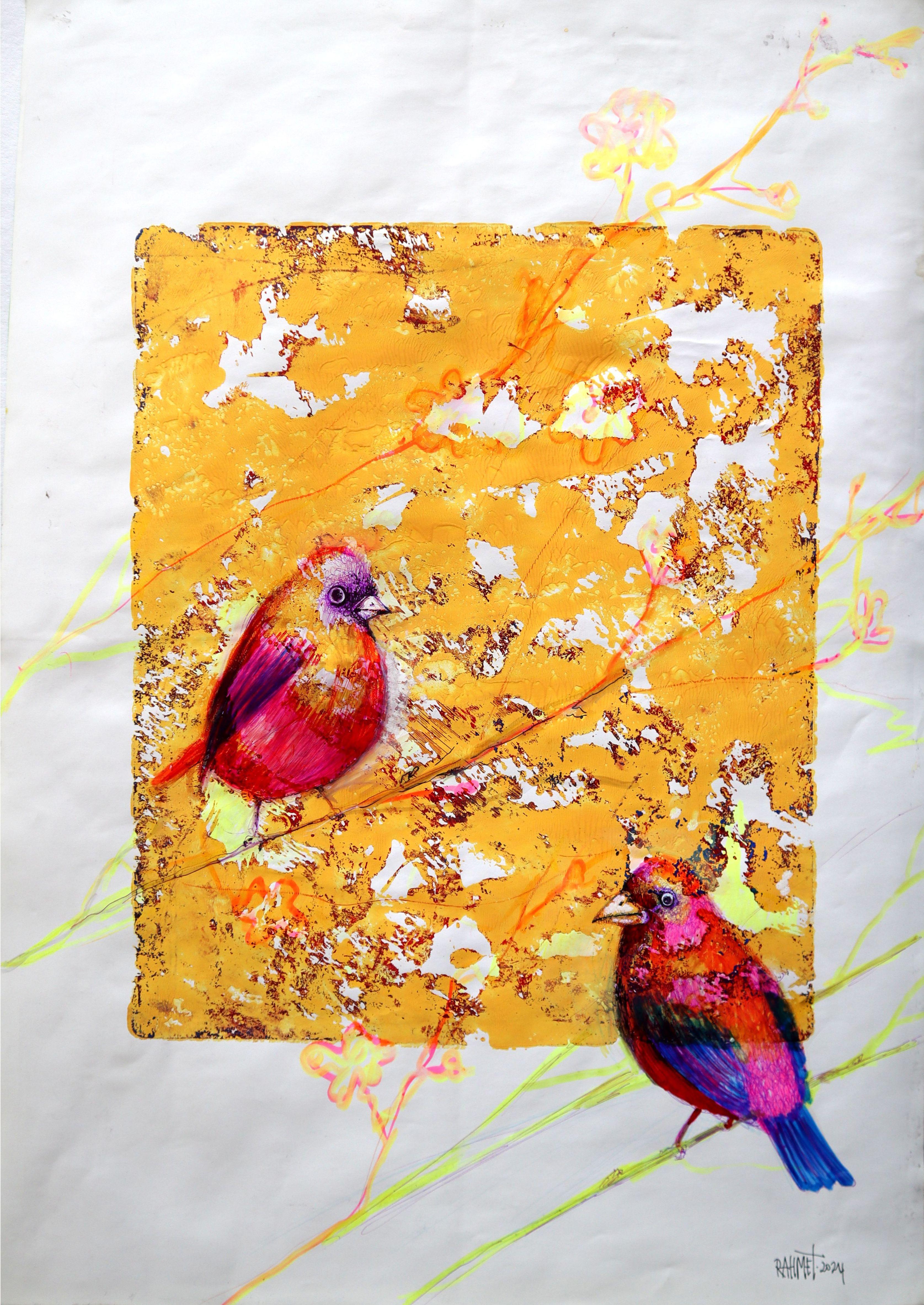 RAKHMET REDZHEPOV (RAMZI) Interior Painting - Fanasy with Flowers 166