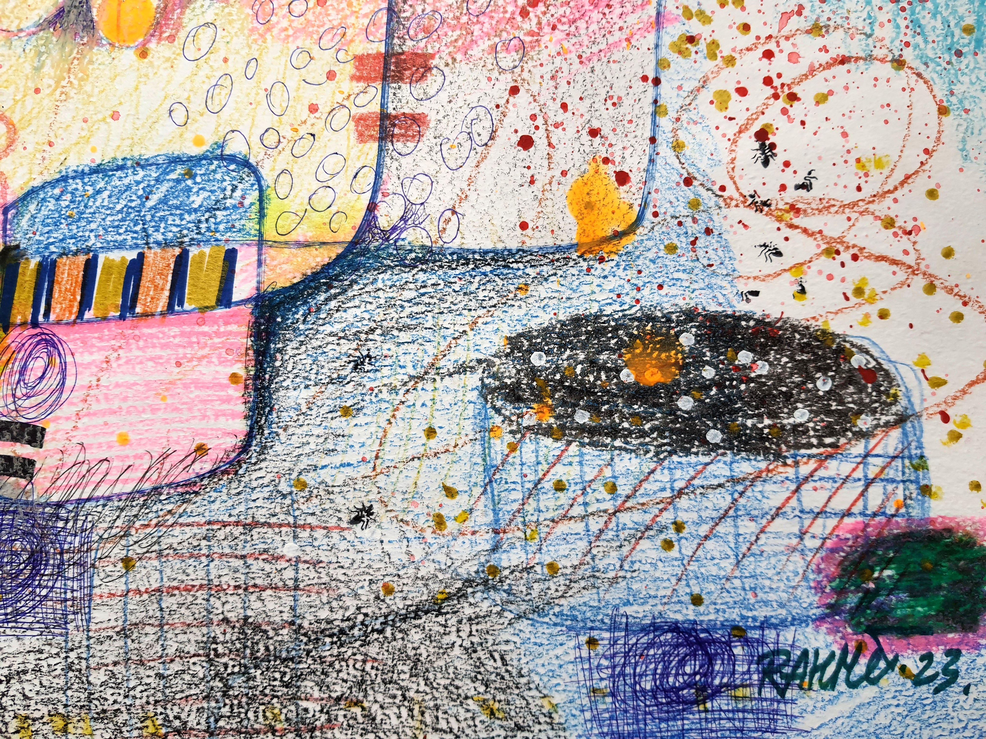 Fanasie mit Blumen 97(Cheshire Cat) im Angebot 6