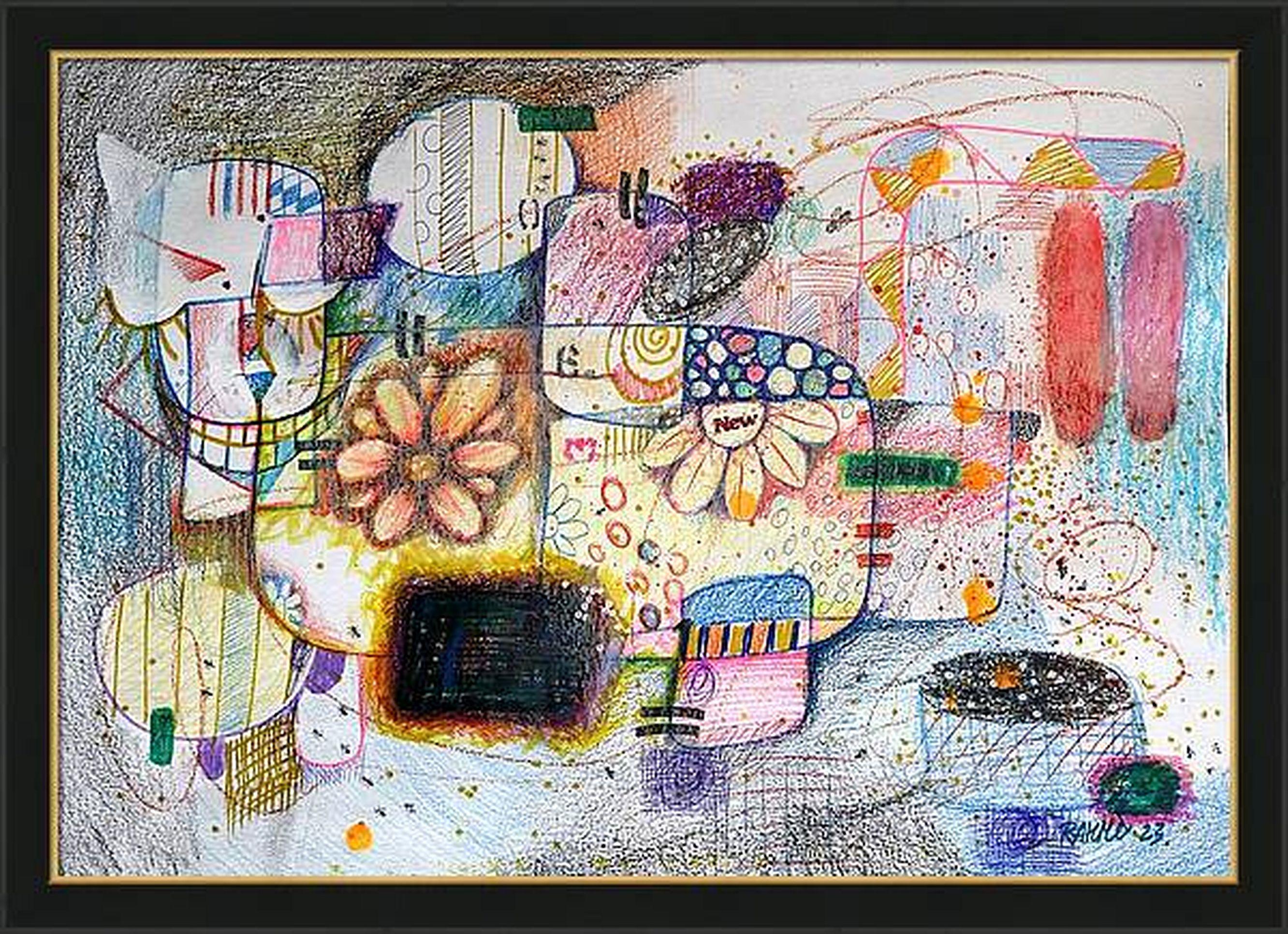 Fanasie mit Blumen 97(Cheshire Cat) im Angebot 8