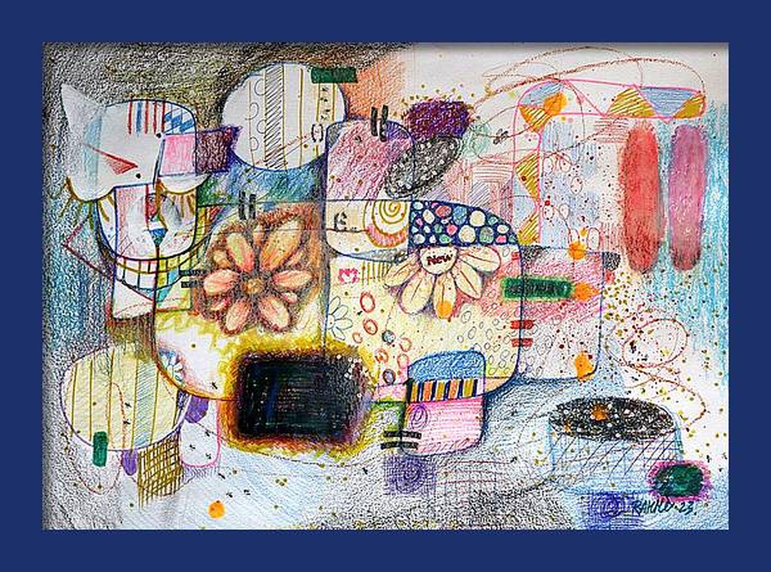 Fanasie mit Blumen 97(Cheshire Cat) im Angebot 9