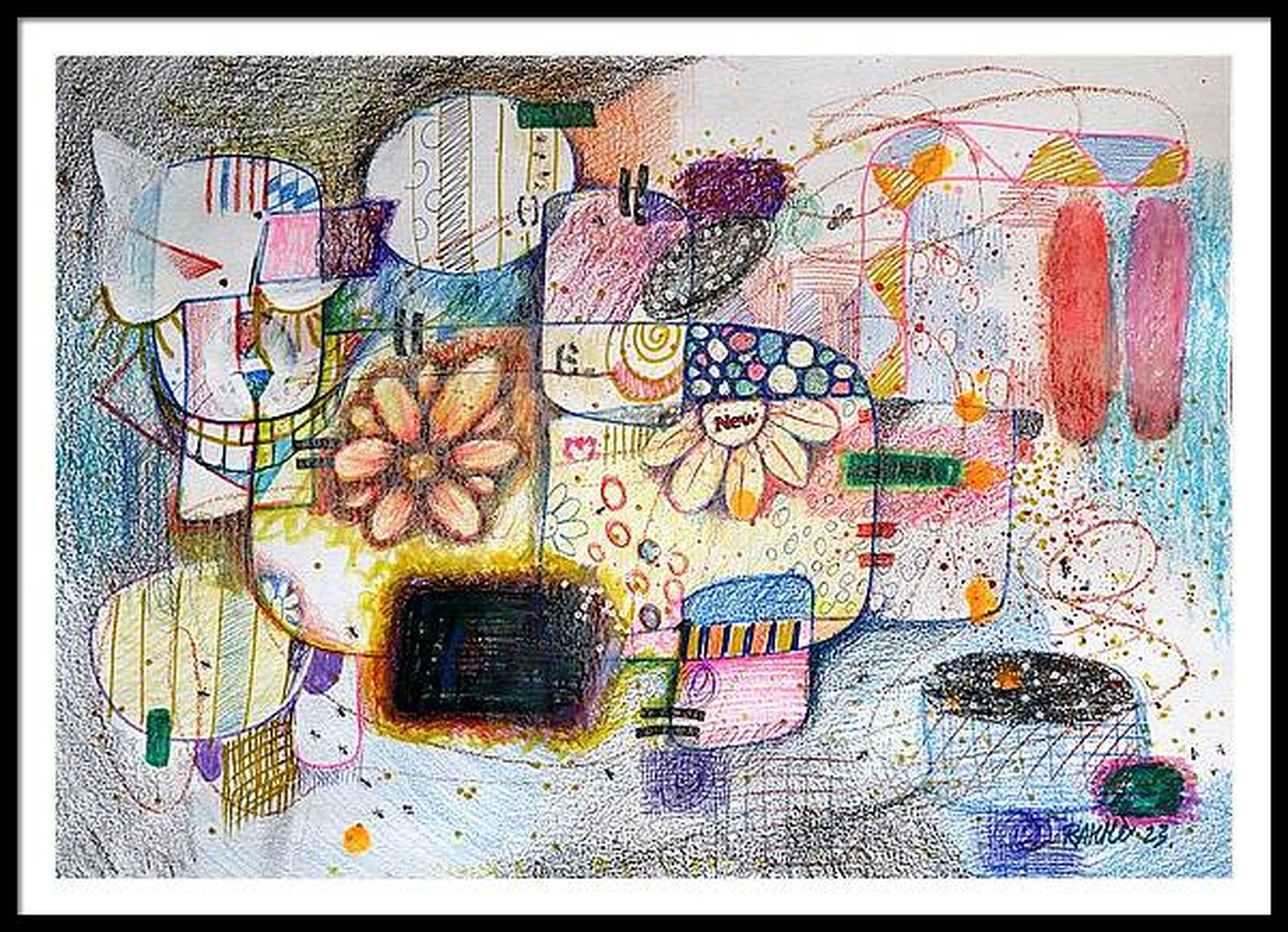 Fanasie mit Blumen 97(Cheshire Cat) im Angebot 11