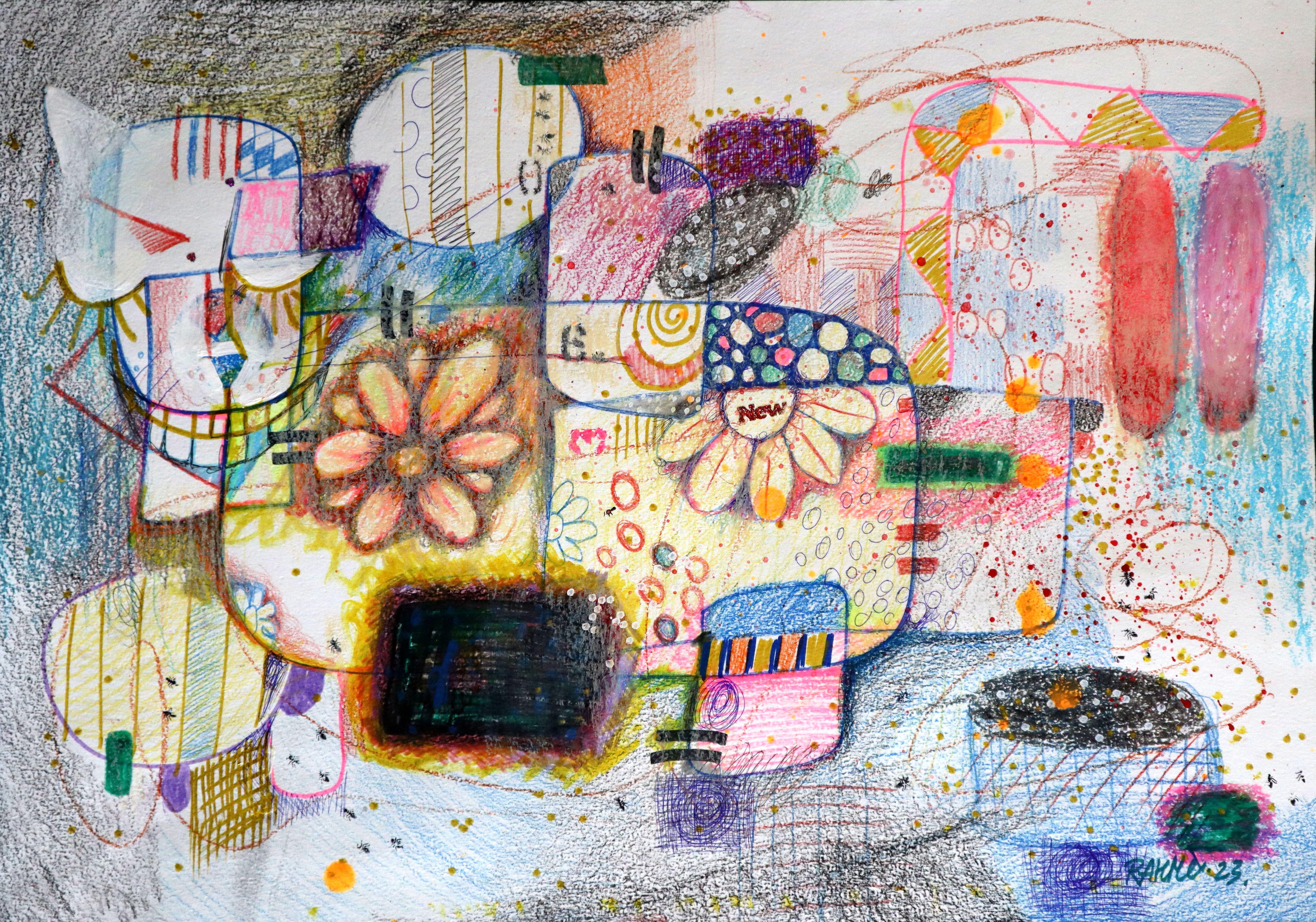 Fanasie mit Blumen 97(Cheshire Cat)