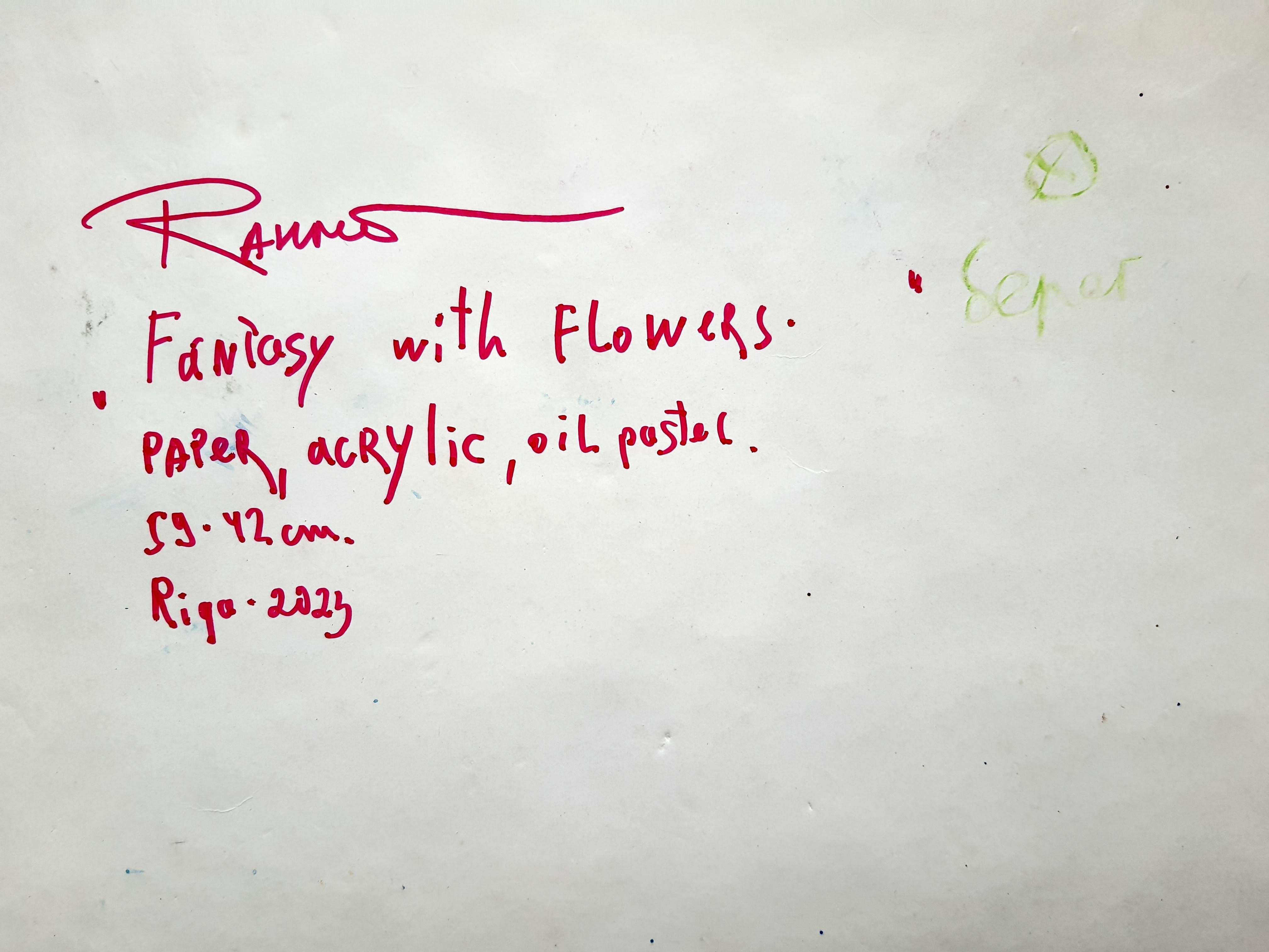 Fanasy with Flowers 98 For Sale 5