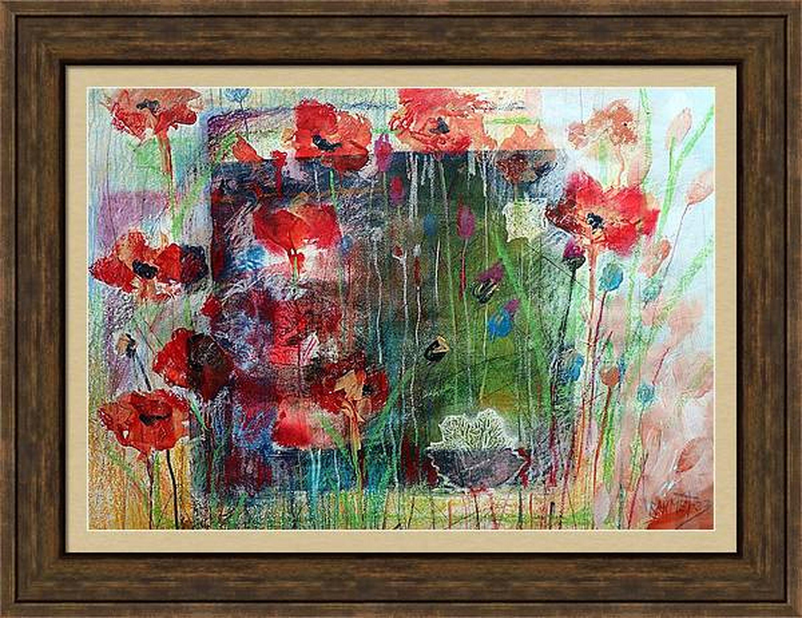 Fantasy with Flowers 101 - Painting by RAKHMET REDZHEPOV (RAMZI)